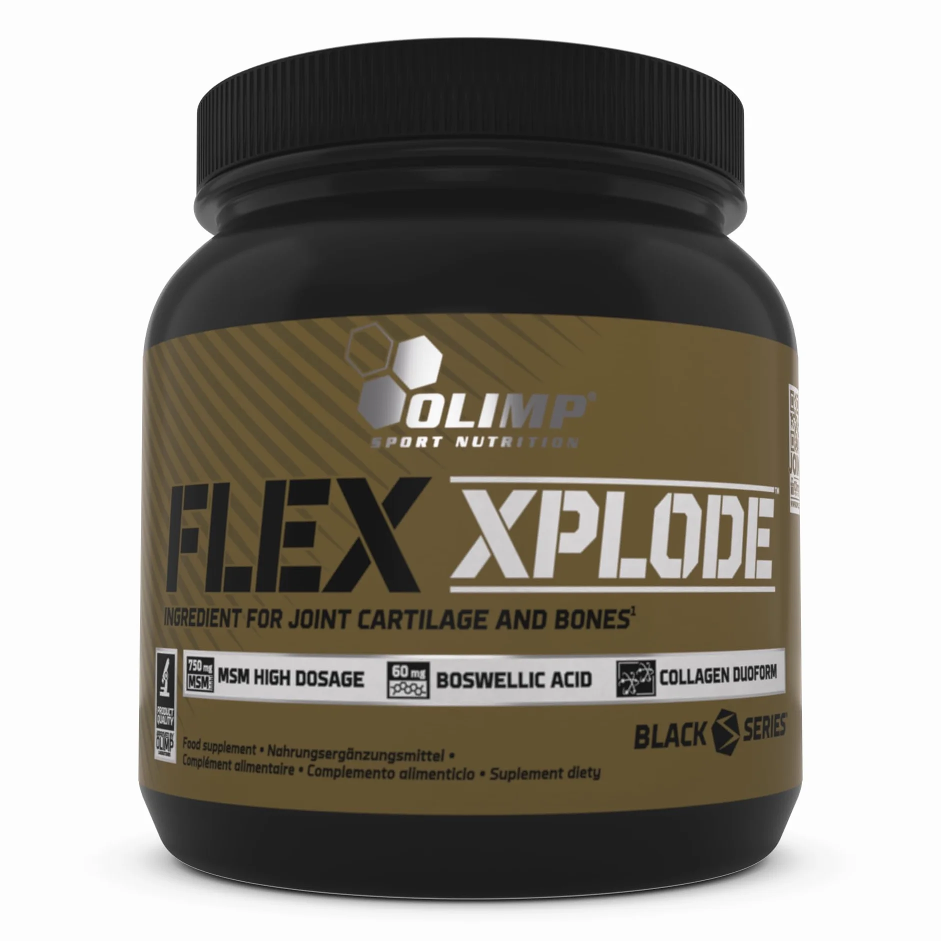 Olimp Flex Xplode® - 504 g, Grejpfrut - Kolagen na Stawy - Zawiera MSM, Witaminę D, C, Wapń, Magnez