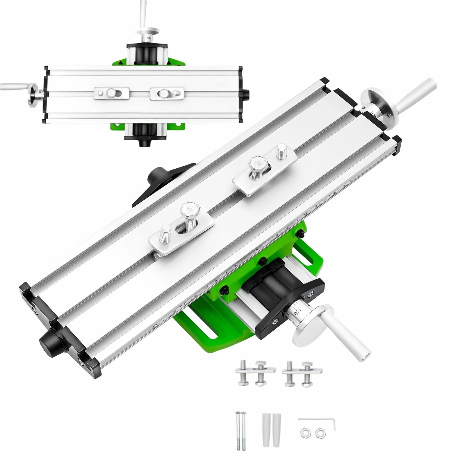 Wielofunkcyjny stół roboczy do frezarki – stół krzyżowy, stół sankowy do wiercenia kompozytowego, wiertarka stołowa, 310 x 90 mm, obróbka drewna i metalu, dla majsterkowiczów, warsztatów