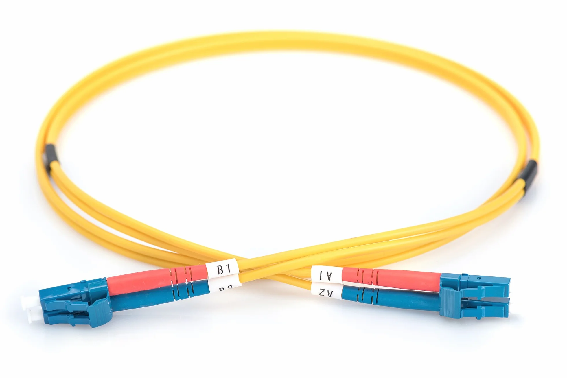 DIGITUS DK-2933-03 Kabel Światłowodowy OS2 3m LC Dupleks 1/10 Gbit SM Jednomodowy 9/125 µ Żółty