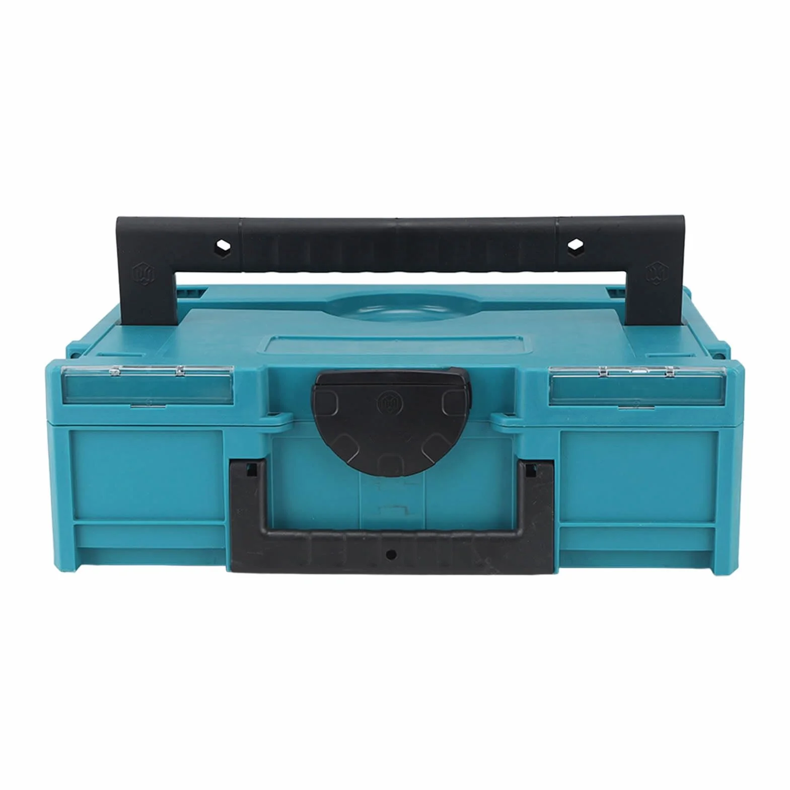 Skrzynka na Elektronarzędzia o Udźwigu 40 Kg Duży Organizer z Podwójnymi Uchwytami do Użytku w Domu i Garażu Materiał ABS 15,6 X 11,6 X 4,7 Cala