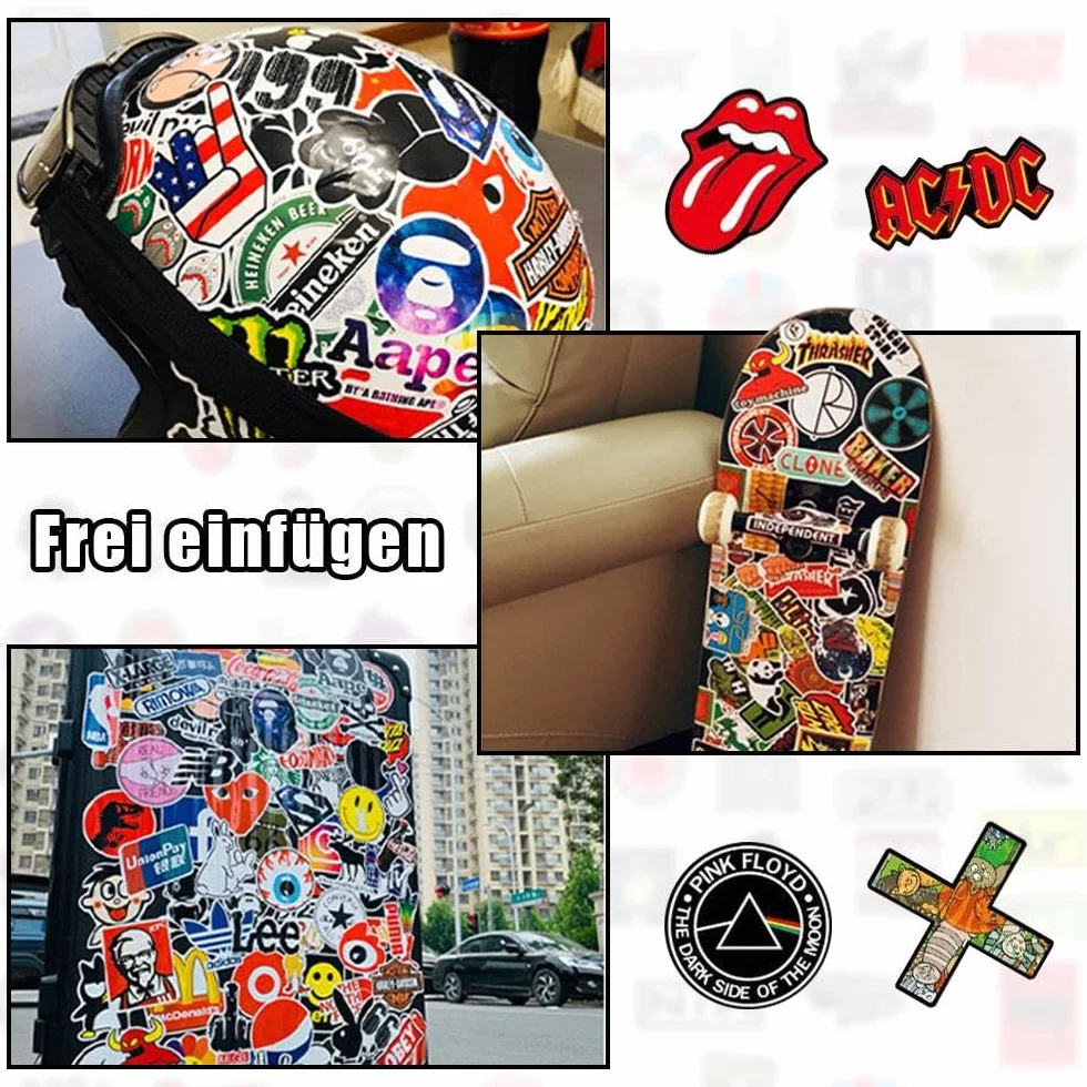 Dreamil Rock Band Punk naklejki 100 sztuk, klasyczne naklejki rockowe, wodoodporne, winylowe, fajne, metalowe, muzyczne, naklejki na laptopa, do scrapbookingu, motocykla, walizki, deskorolki, herbaty