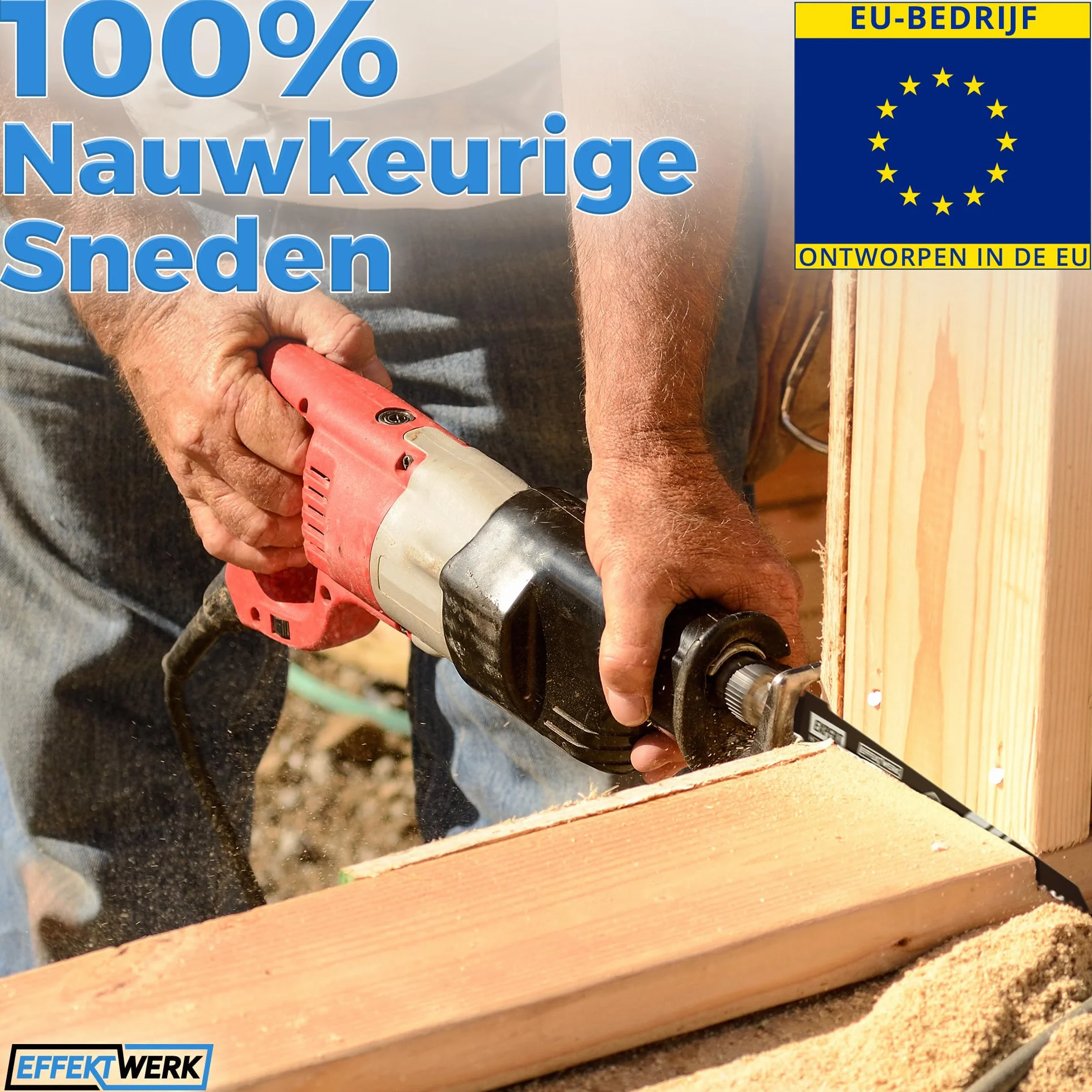Reciprocating Saw Blades for Wood & Metal - 6 Pieces - 3 HCS Steel Saw Blades for Wood - 3 Bi-Metal Steel Blades for Metal - 6/14/18/24 TPI (Teeth per Inch)