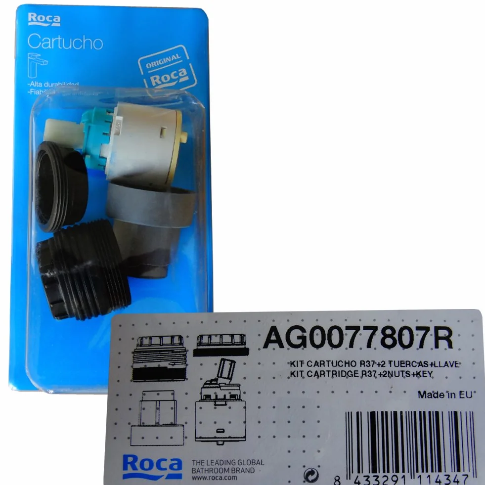 Roca ag0077807r zestaw Refill R37 + 2 nakrętki + klucz – armatura Griferia oryginalne wkłady atramentowe