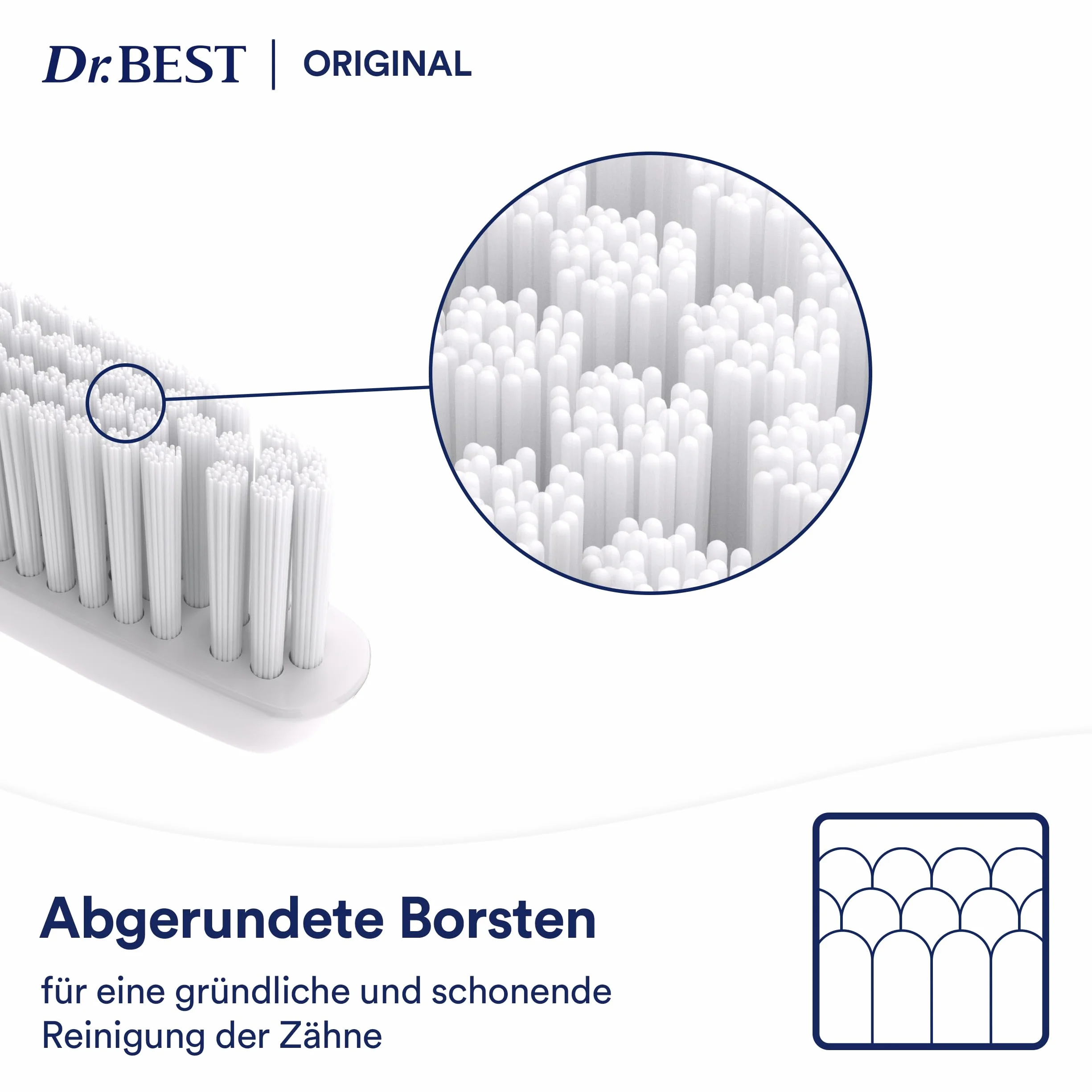 Dr. Best Oryginalna szczoteczka do zębów, miękka, 1 sztuka