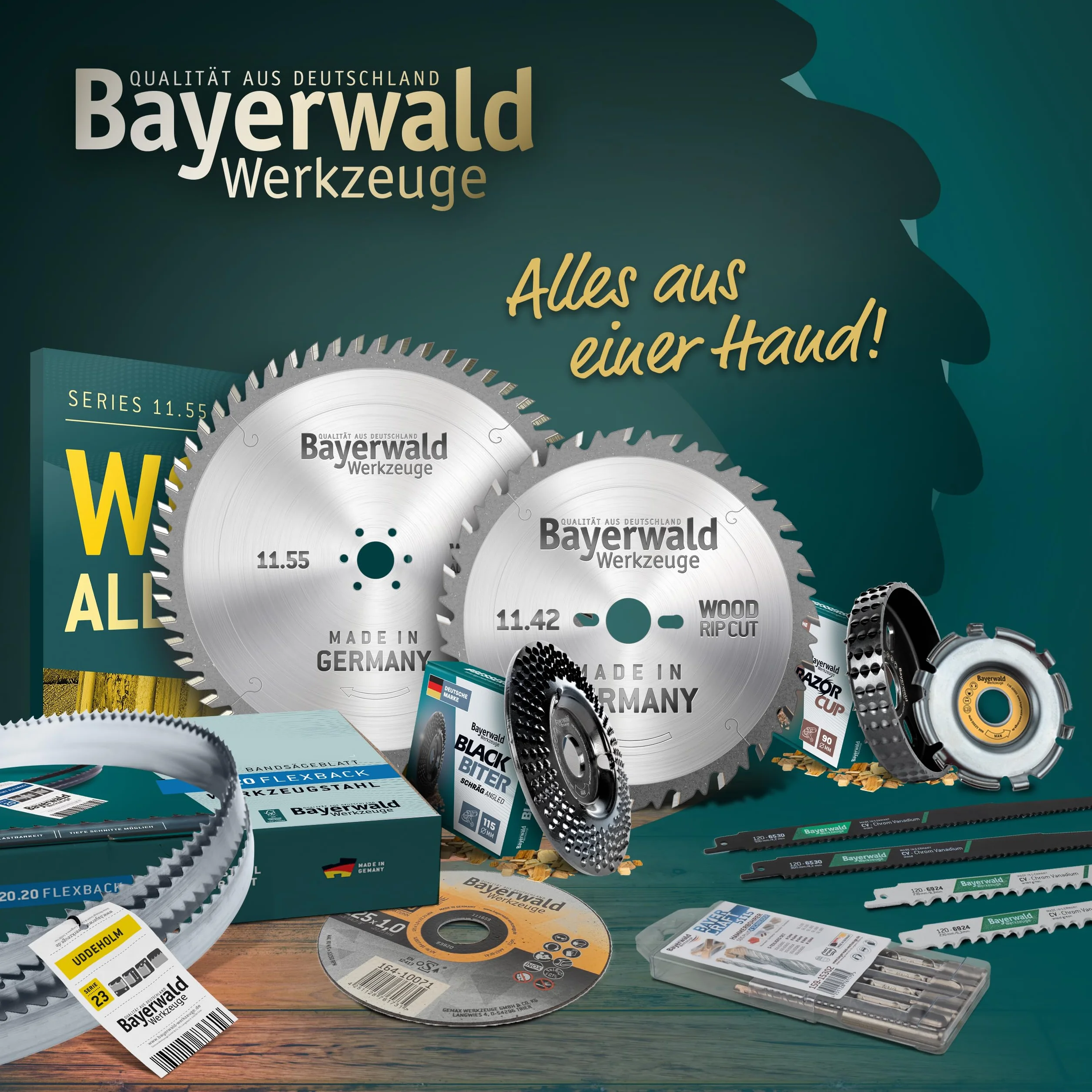 Bayerwald brzeszczot taśmowy ze stali narzędziowej – 1790 x 6 x 0,36 x 6 / drewno, metale nieżelazne, tworzywo sztuczne, cienkie blachy/taśma do piły pasuje do Holzstar i wielu innych.