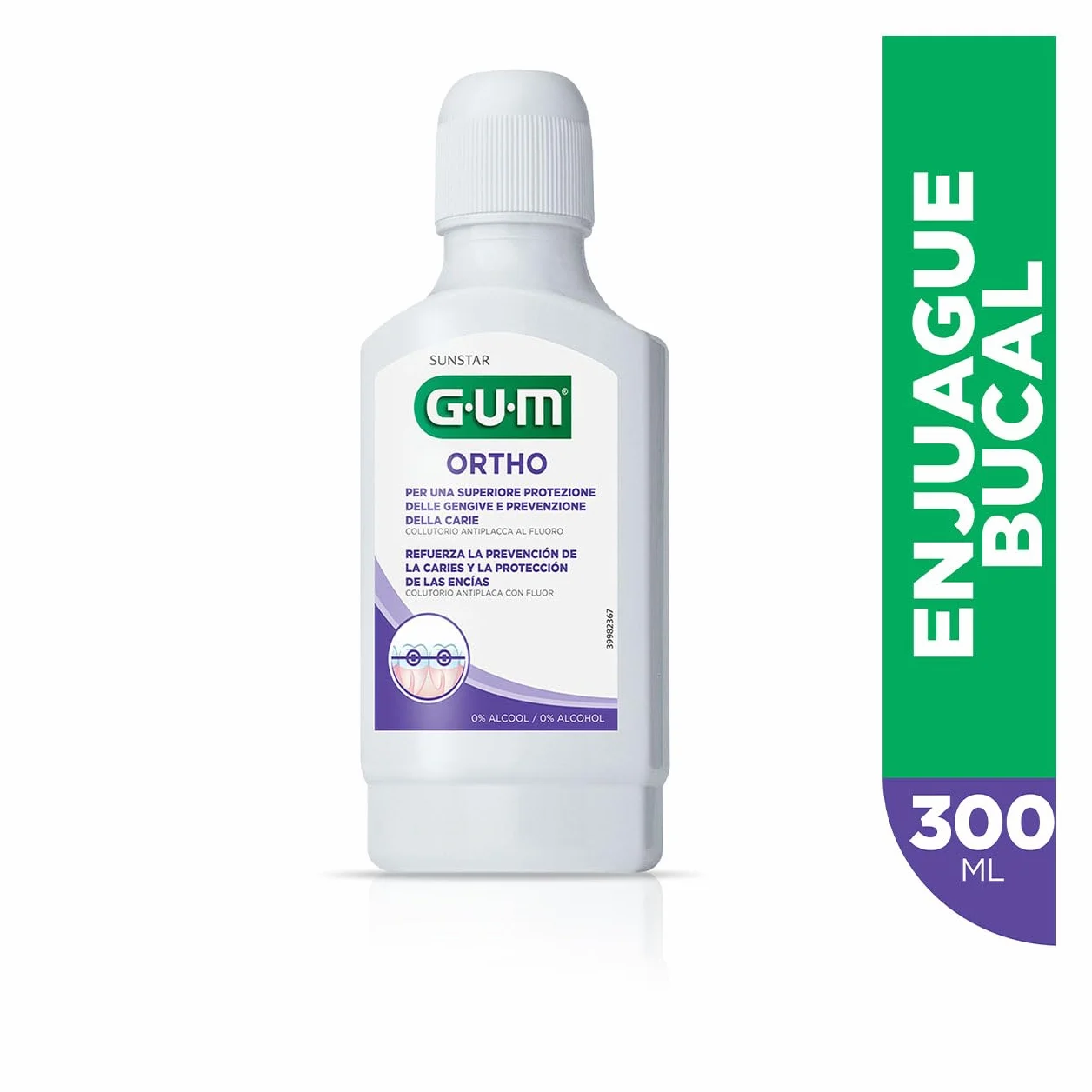 Gum Ortho Płyn do Płukania Ust, 300 ml