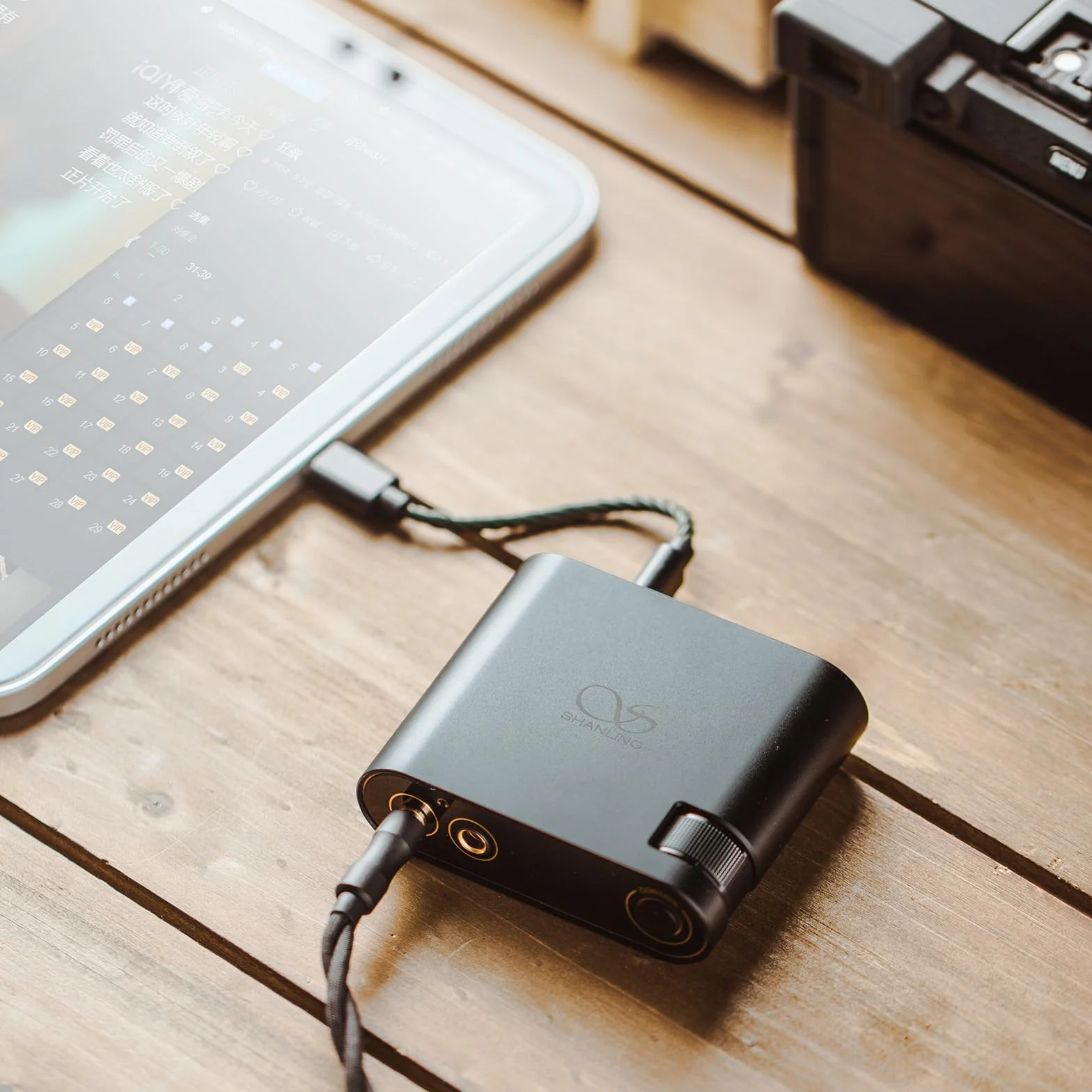 SHANLING H0 przenośny wzmacniacz DAC 32-bit/768kHz DSD256, adapter USB-C 3,5mm 4,4mm karta dźwiękowa High-Res