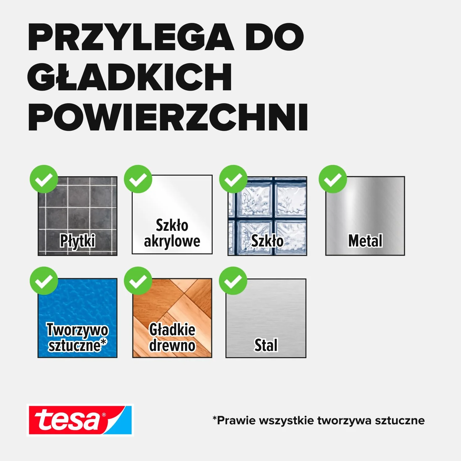 Tesa Taśma Klejąca, Biały, 3 kg