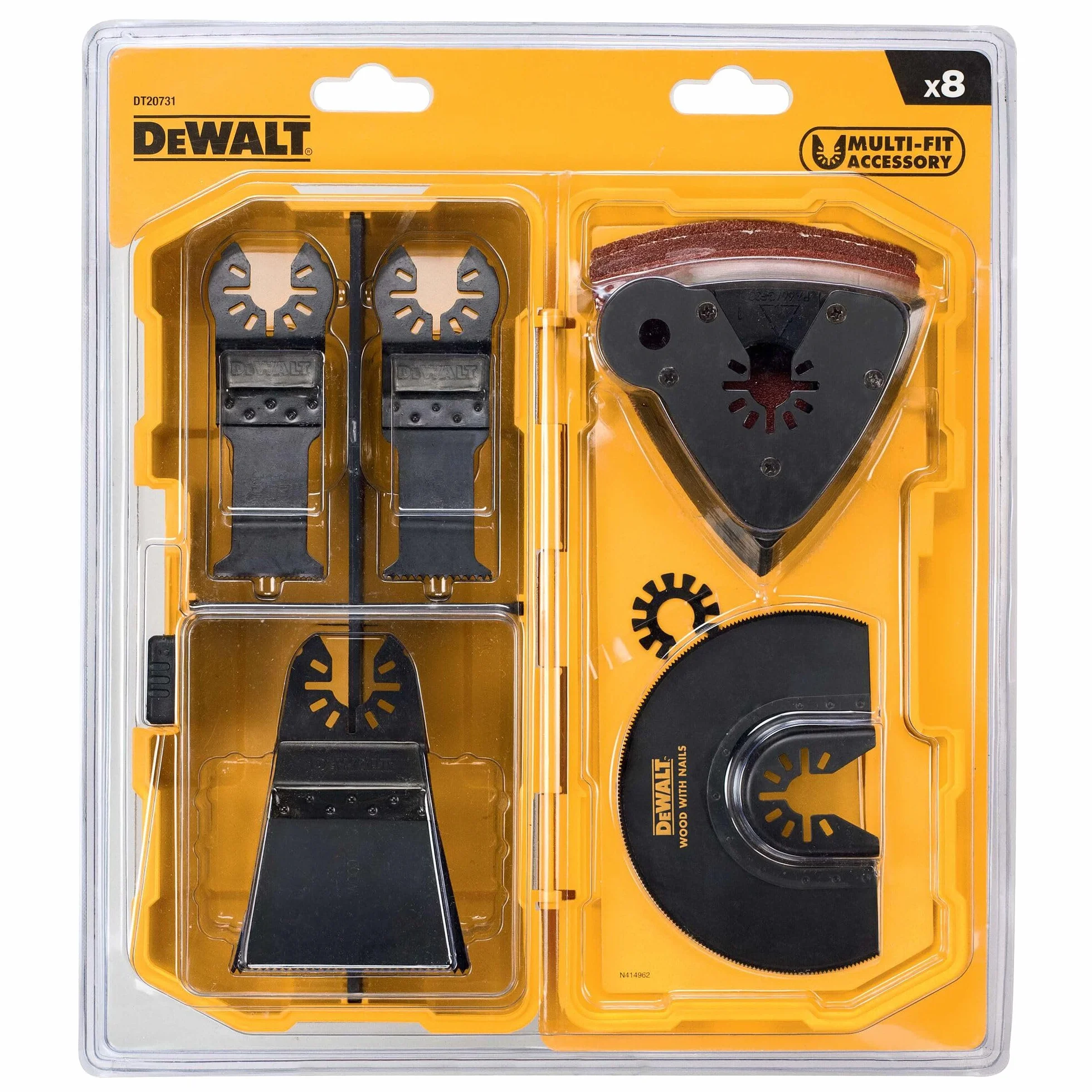 DEWALT DT20731-QZ 8-częściowy zestaw narzędzi stolarskich