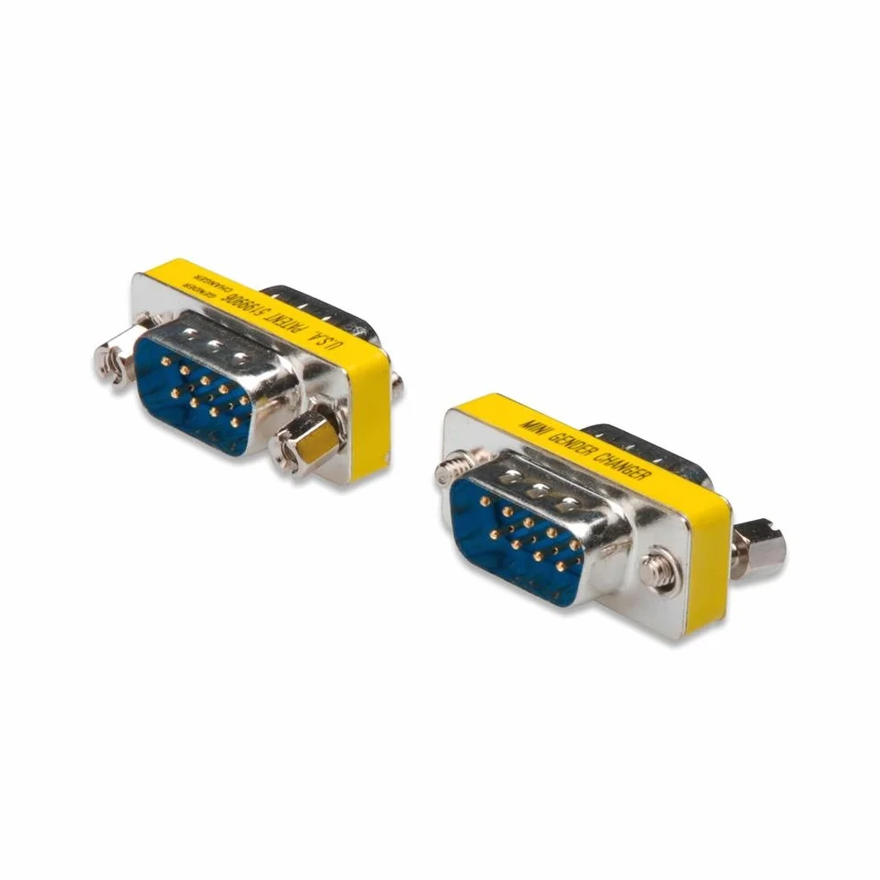 DIGITUS D-Sub 9 Gender-Changer Adapter RS-232 RS-485 TTL Metalowa Obudowa