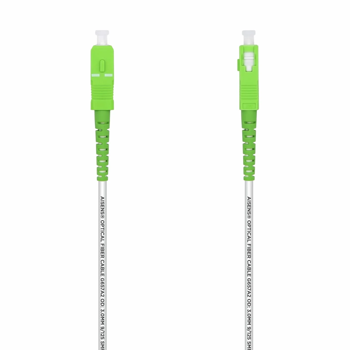 AISENS A152-0494 Kabel światłowodowy G657A2 9/125 SMF simplex SC/APC-SC/APC 2.0m