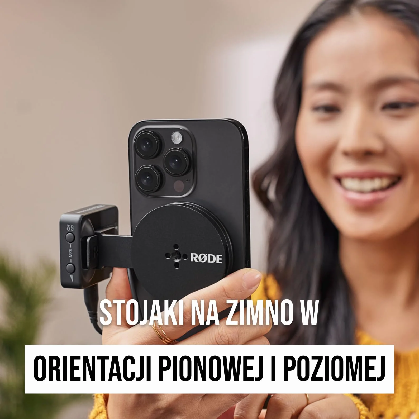 RØDE Magnetyczny Uchwyt do Smartfona Cold Shoe 1/4 cala MagSafe