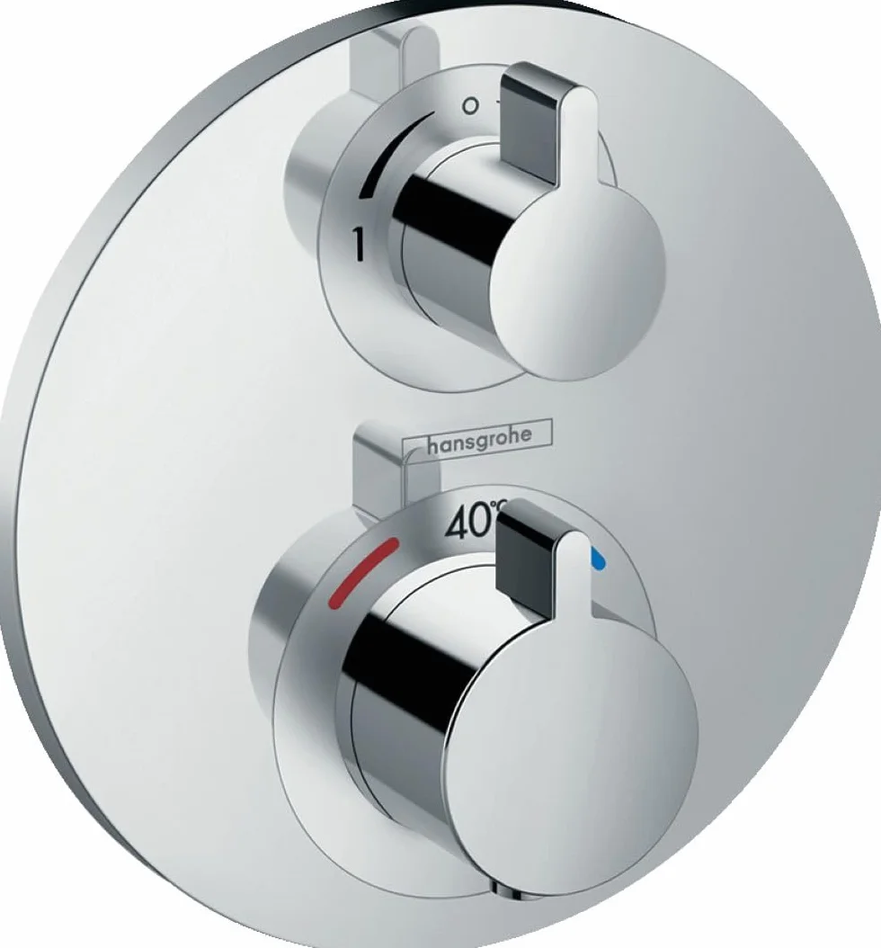 Hansgrohe Ecostat S Bateria Łazienkowa, Srebrny