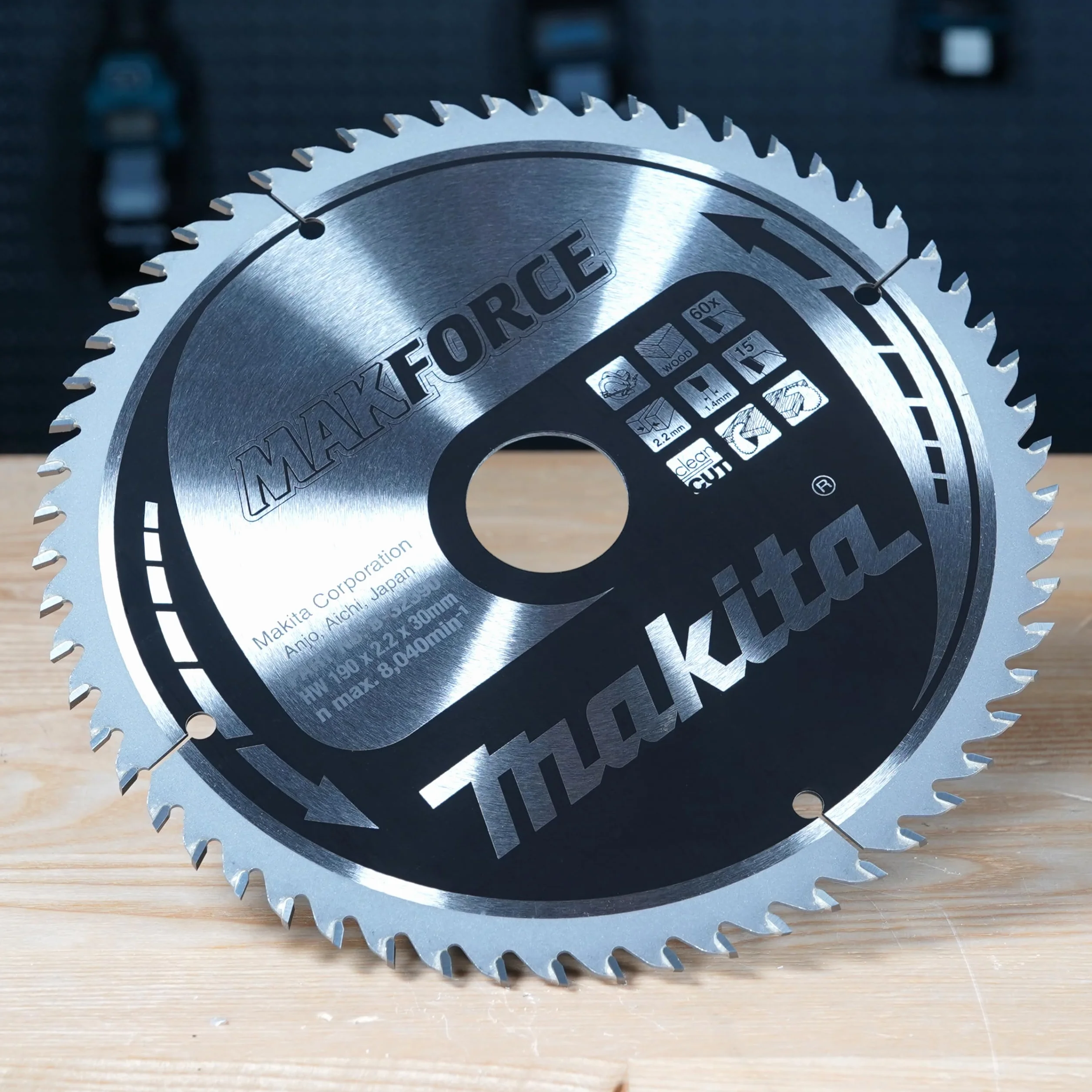 Makita B-32390 MAKFORCE brzeszczot 190 x 30 x 60Z, 190 mm x 30 mm