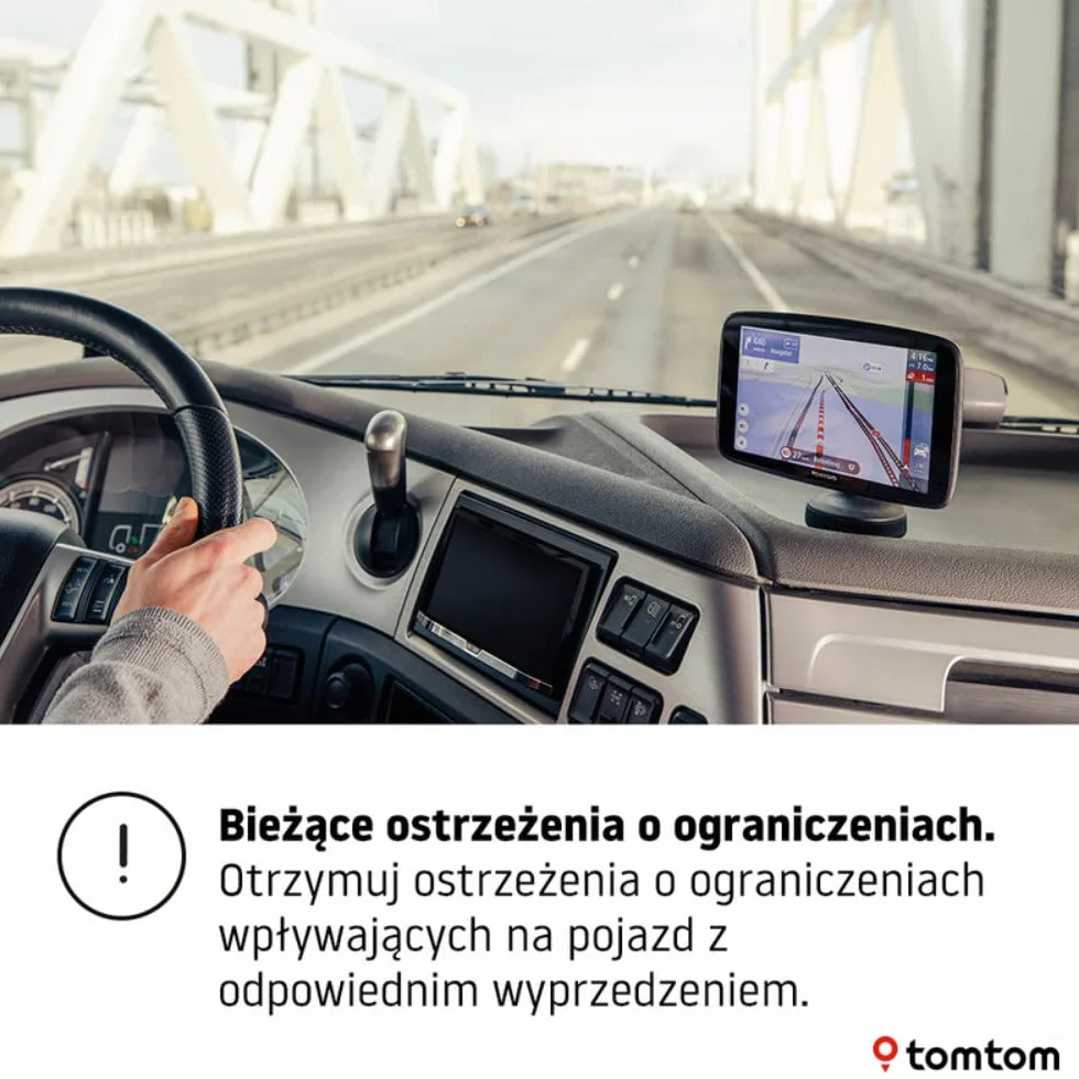 TomTom GO Expert GPS nawigacja 6 cali HD dla ciężarówek z mapami Świata, TomTom Traffic, WiFi