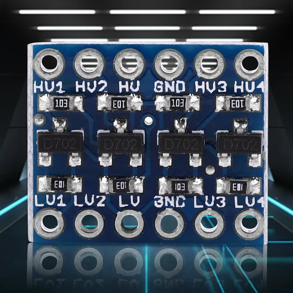 4-kanałowy konwerter poziomów logicznych IIC I2C Moduł dwukierunkowy 5 V do 3,3 V