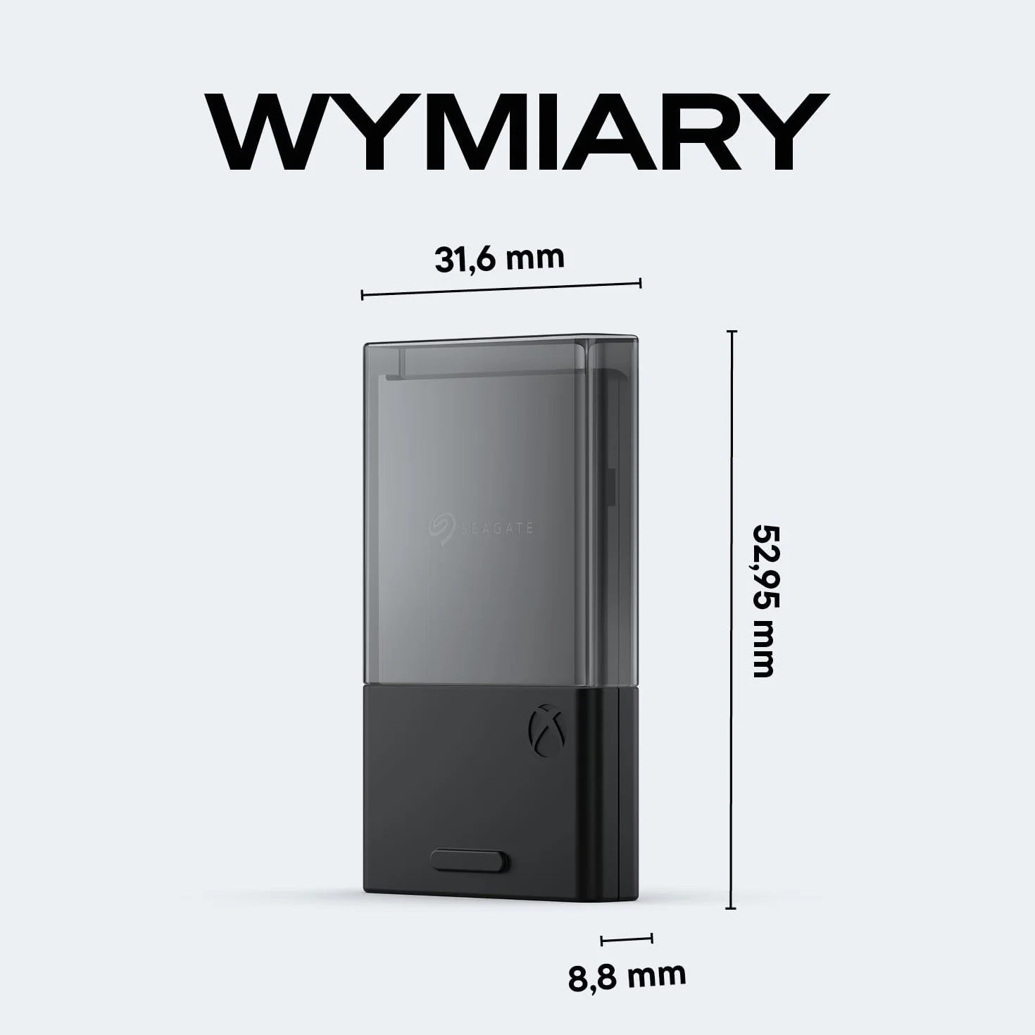Seagate Expansion CardXbox Series X/S, 1TB, twardy NVMe SSD, Data Rescue Service (STJR1000400)