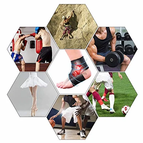 Gloglow Bandaż Uciskowy z Wysoką Elastycznością, Paski do Wsparcia Nóg, Uda, Łydki, Kolana dla Sportu, Siłowni, Podnoszenia Ciężarów, Fitness i Biegania – Przeciwbólowy Bandaż Komprujacy