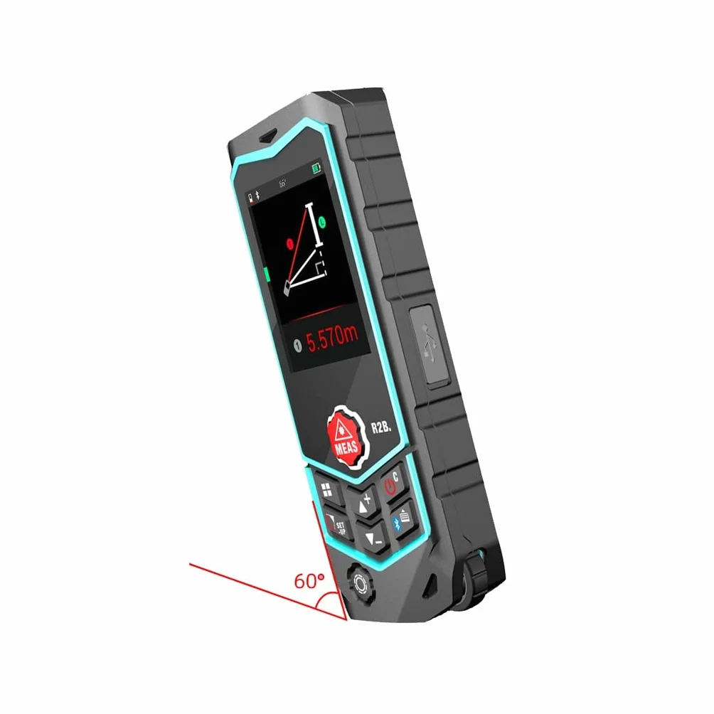 Laser Rangefinder Handheld Pomiar pomiaru pomieszczenia pomieszczenia wewnętrznego i zewnętrznego władcy władcy elektronicznej linijki laserowej (Size : 70 meters)