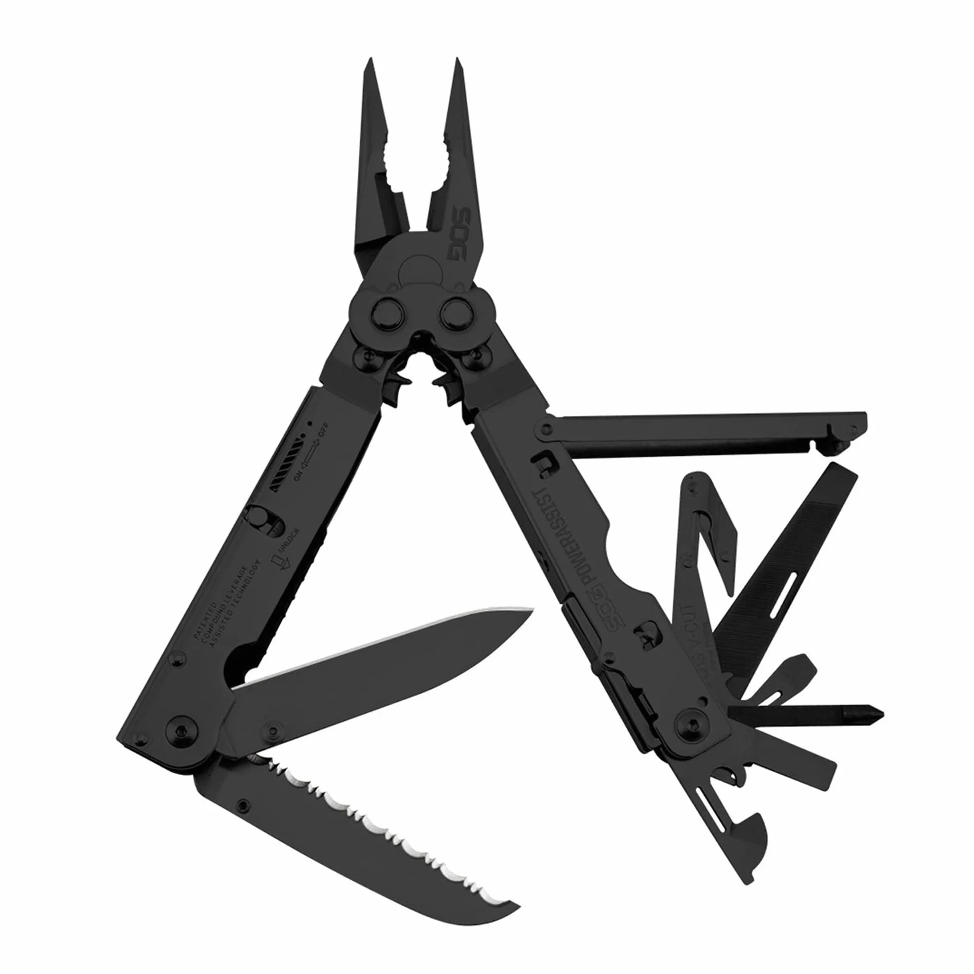 SOG PowerAssist Tool – 12 funkcji – narzędzie wielofunkcyjne