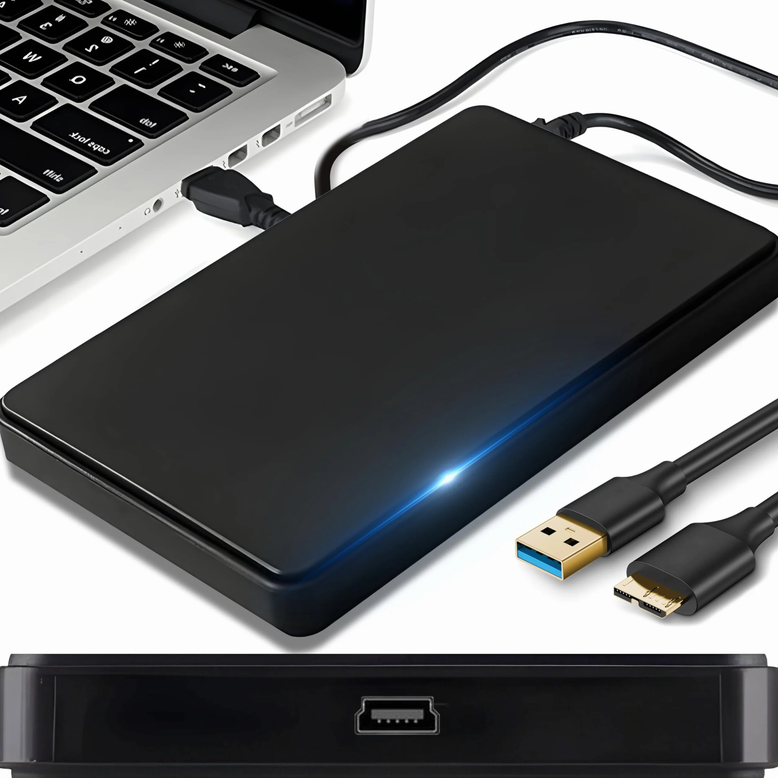 Retoo Obudowa zewnętrzna dysku twardego 2,5 cala USB 3.0 SATA I/II/III SSD