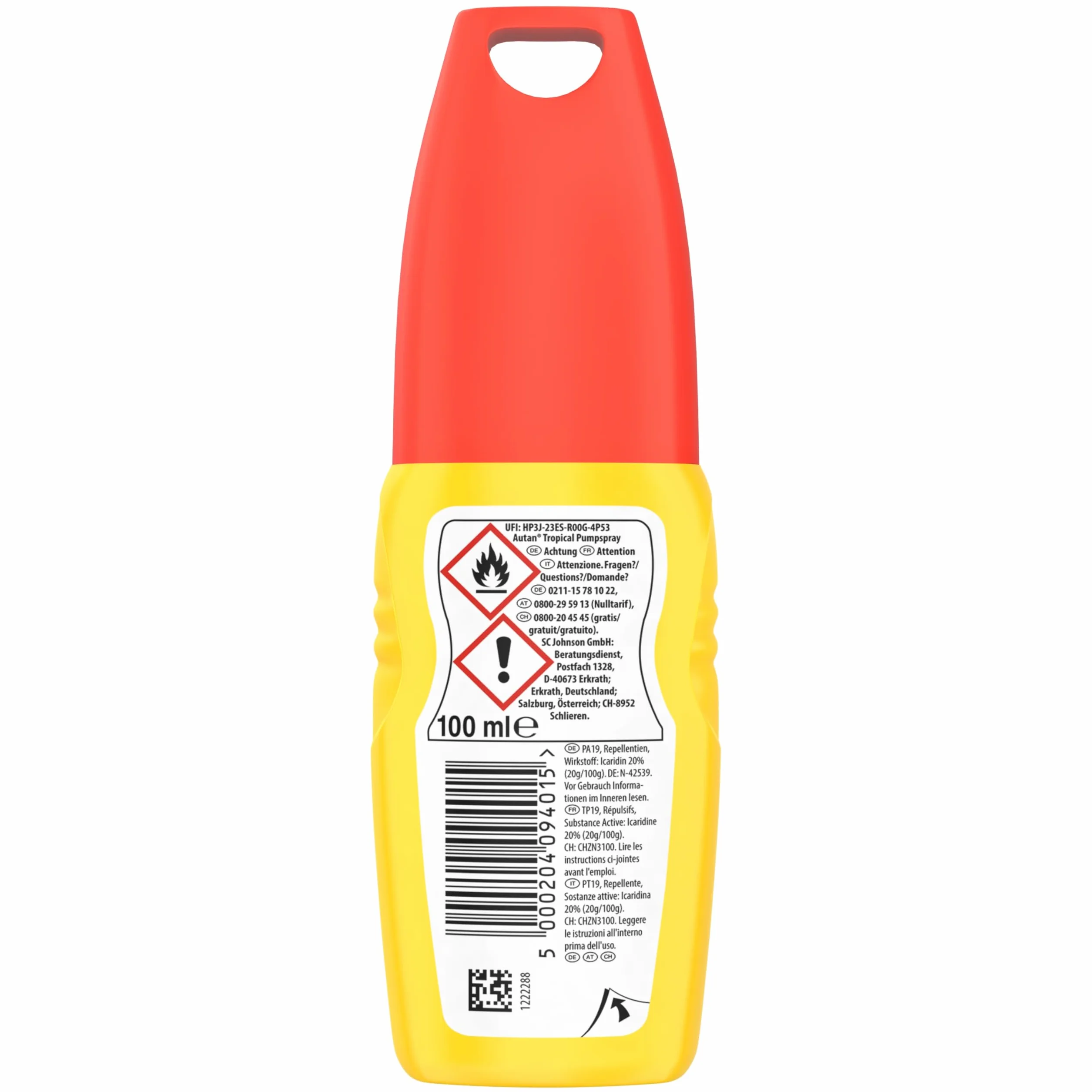 Autan Tropical 7533716-1 Spray Odstraszający Komary, 100ml