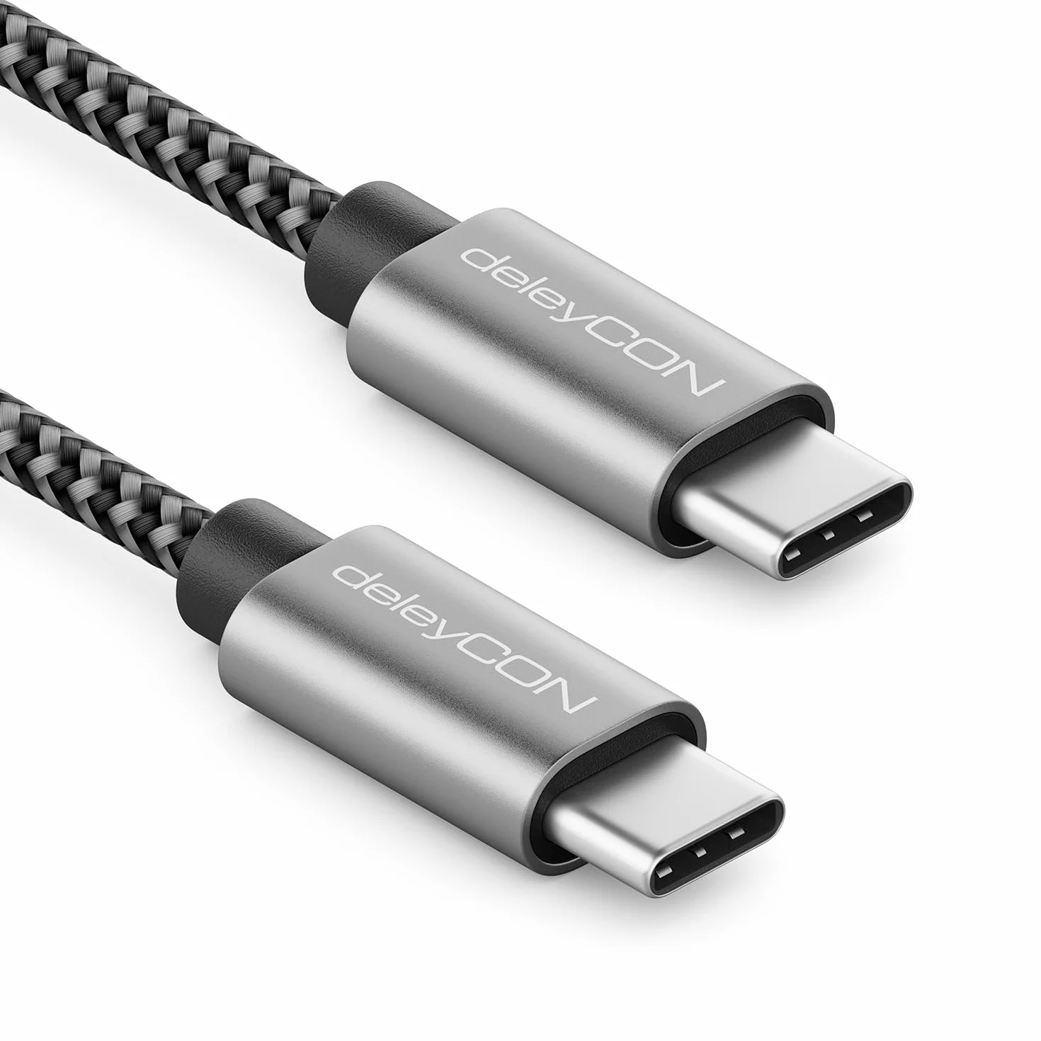 deleyCON 0,5m USB C Kabel PD3.0 60W Szybkie Ładowanie 50cm USB-C na USB-C Kabel Ładowania do iPhone 17 16 15 Pro Max Air Galaxy S26 S25 S24 S23 Pixel iPad Pro MacBook Air Tablet Switch PS5