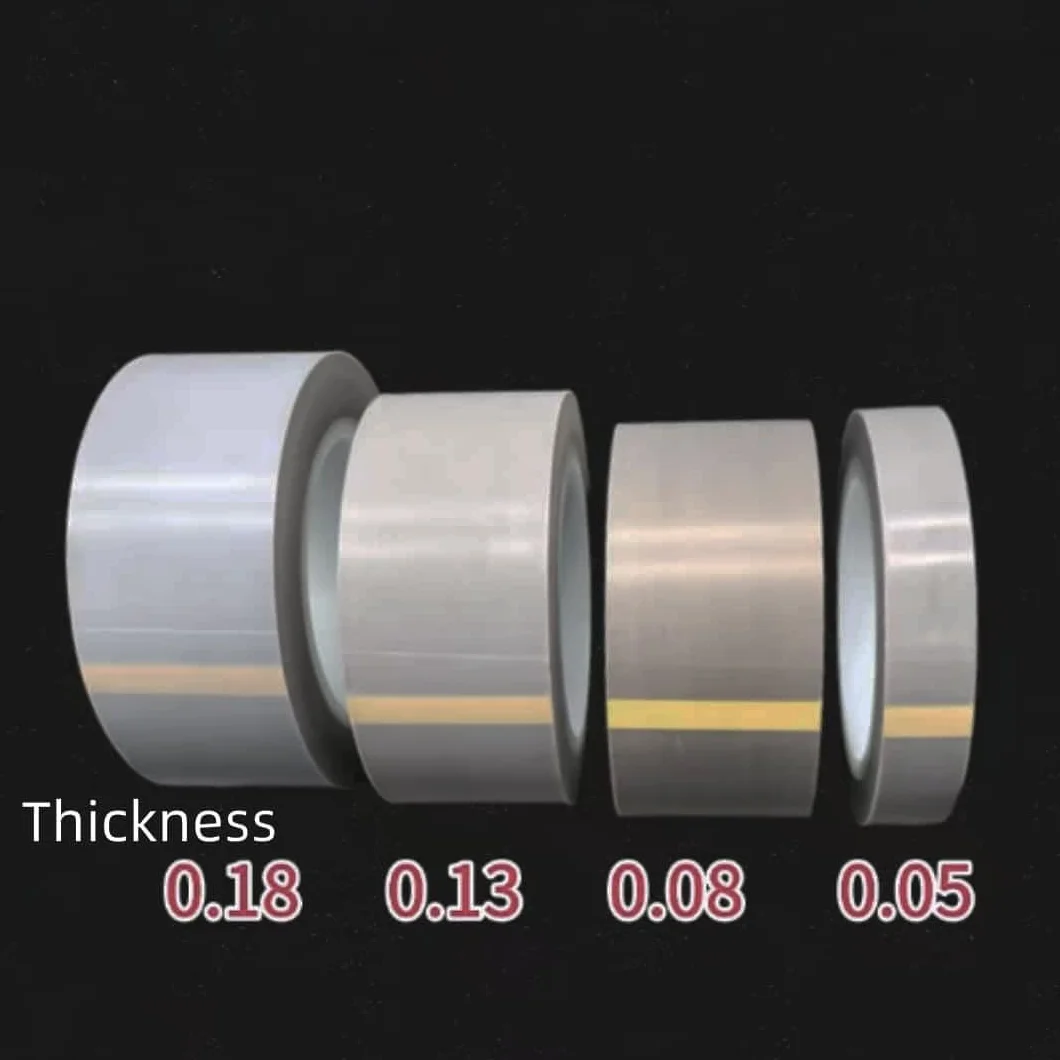 Odporna na wysokie temperatury szara taśma foliowa - jednostronna taśma klejąca PTFE o grubości 0,05 mm ~ 0,18 mm do zastosowań przemysłowych(13x33000mmx0.13mm Ordinary)