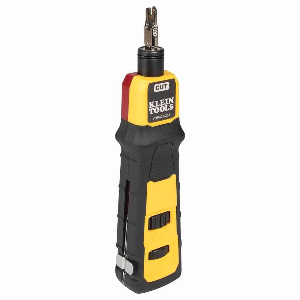 Klein Tools VDV427-300 Narzędzie do dziurkowania udarowego 66/110 MIM z gniazdem bagnetowym Twist-and-Lock