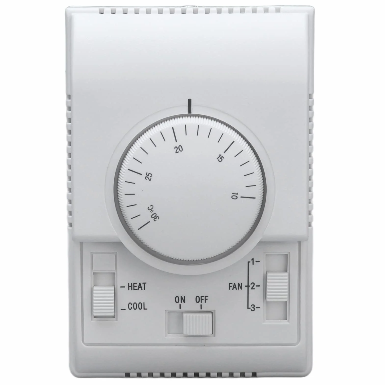 Termostat Termostatu Centralnej Klimatyzacji 110-220 V, Dwukierunkowe Sterowanie Mechaniczne, Dwukierunkowy Regulator Przełącznika Centralnego Ogrzewania i Chłodzenia, Wbudowana Instalacja