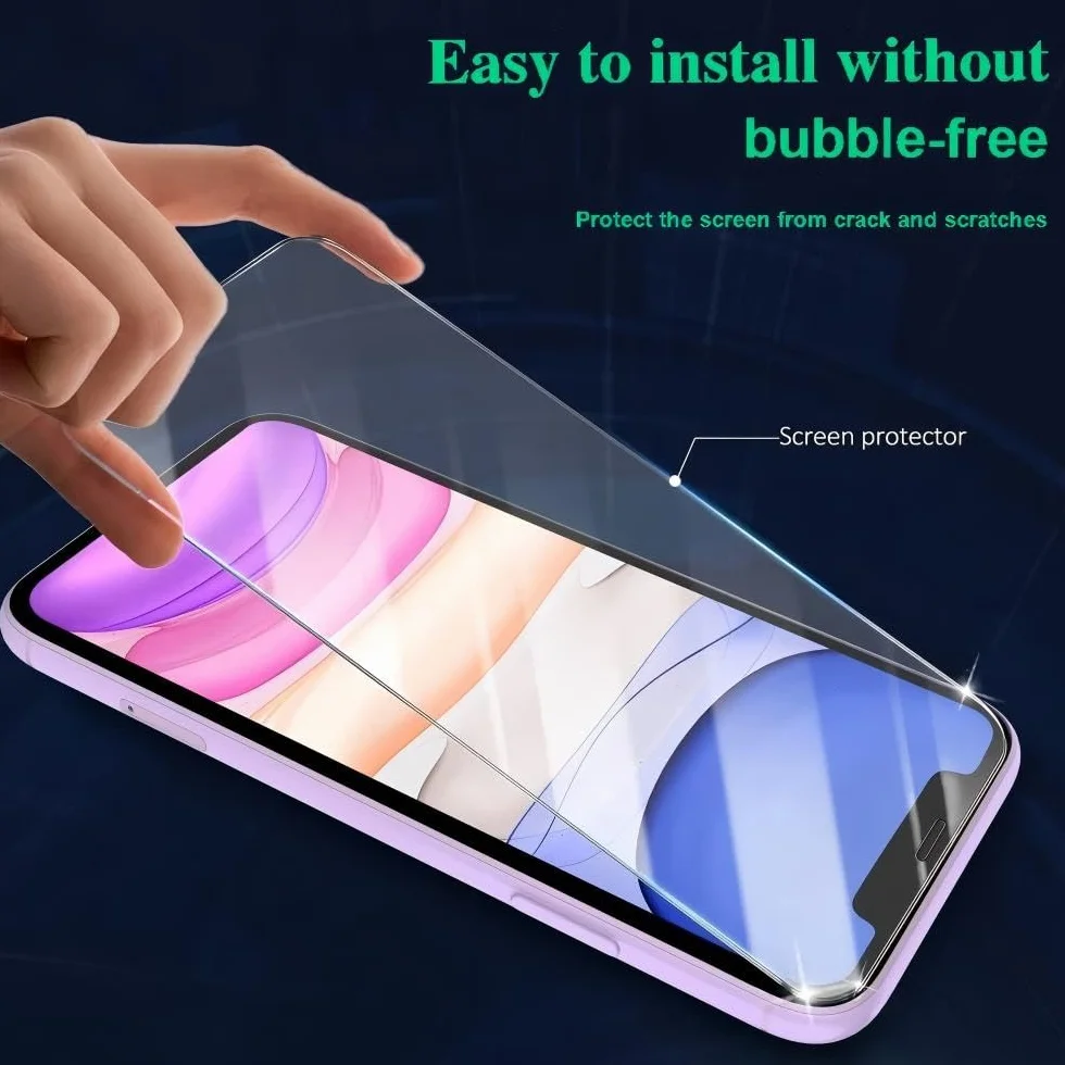 Szkło hartowane 9H do iPhone 11 i iPhone XR 6,1 cala HD