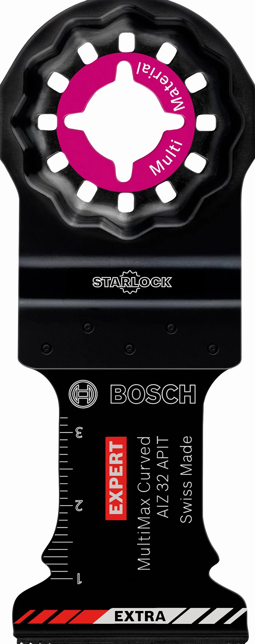 Bosch 1x Brzeszczoty do cięcia wgłębnego EXPERT MultiMax AIZ 32 APILT (do Tworzywa włókniste GFK, CFK, Cegła, Szerokość 32 mm, Professional Akcesoria Narzędzie wielofunkcyjne)