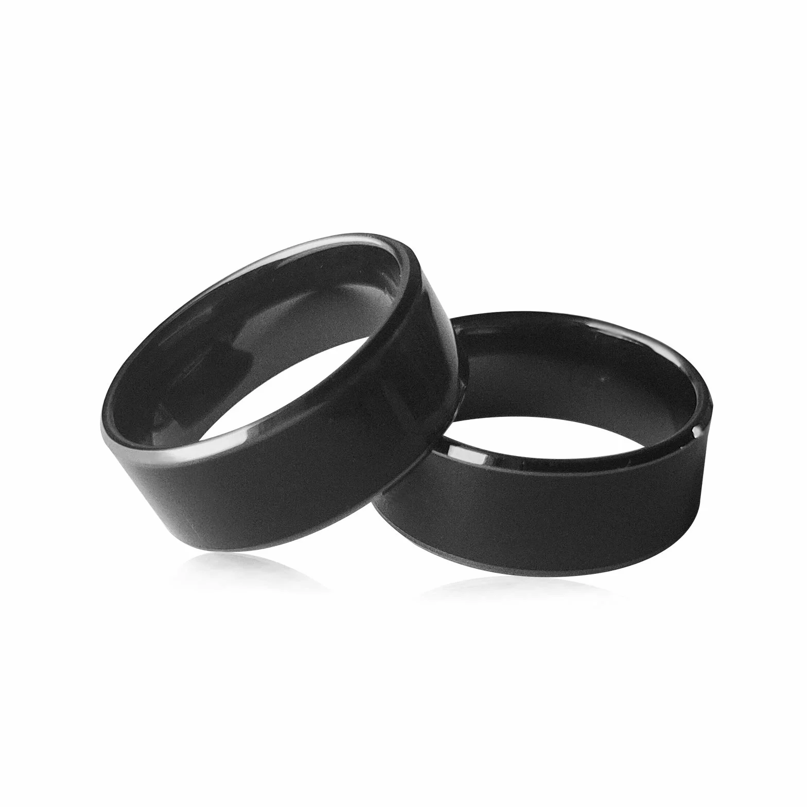 RFID rewritable Dual Frequency in one 125 khz t5577 & 13,56 mhz czarny ceramiczny Smart Finger ring Wear dla mężczyzn lub kobiet (Cuid + t5577 Chip 20 mm)