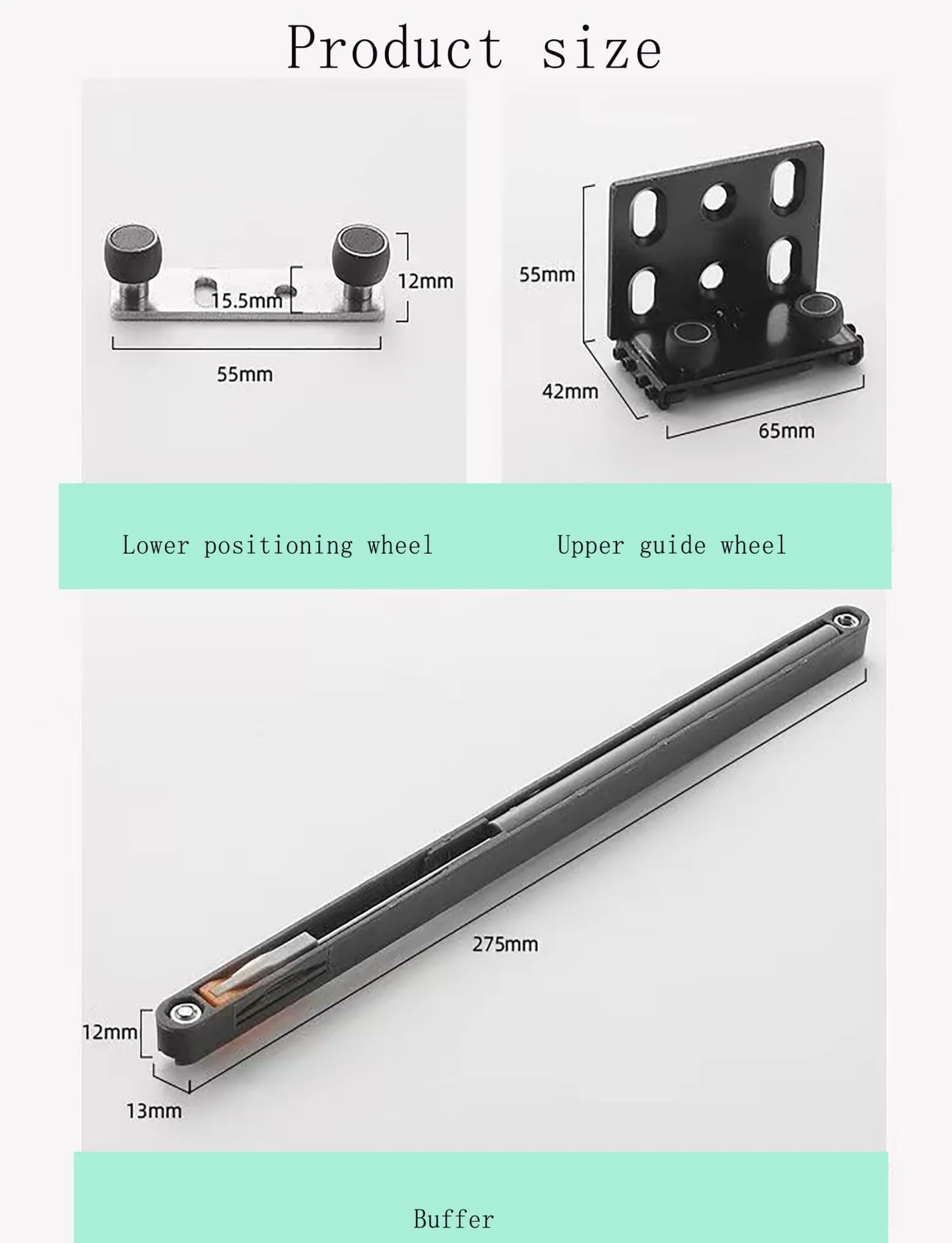 Drzwi przesuwne dwukierunkowe Ghost Door Hardware, bezszynowe, niewidoczne, do sypialni, ścianki działowej, przesuwne (150 cm/4,9 stopy)