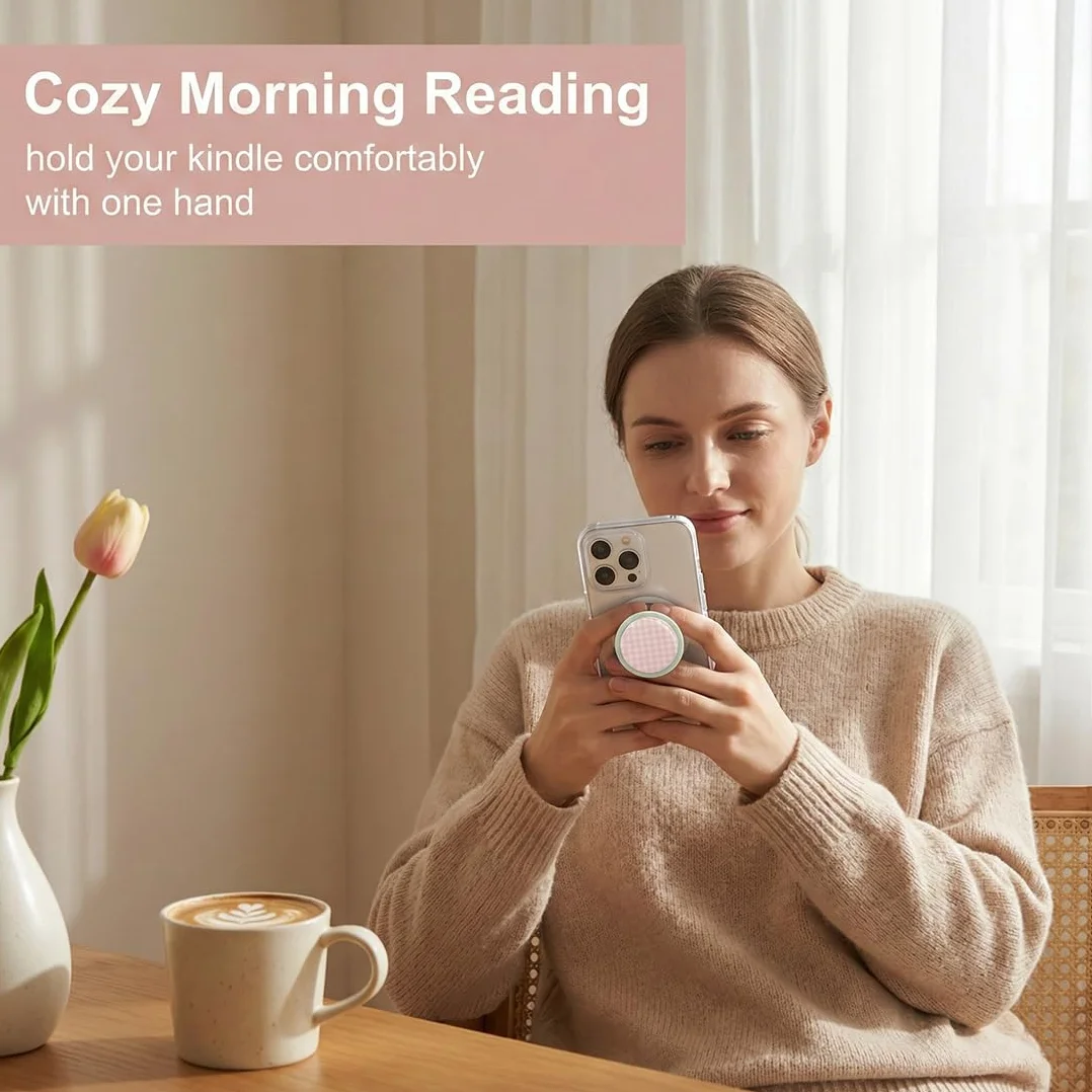 Magnetyczny uchwyt do e-reader, składany, kompatybilny z Kindle, smartfonami i tabletami