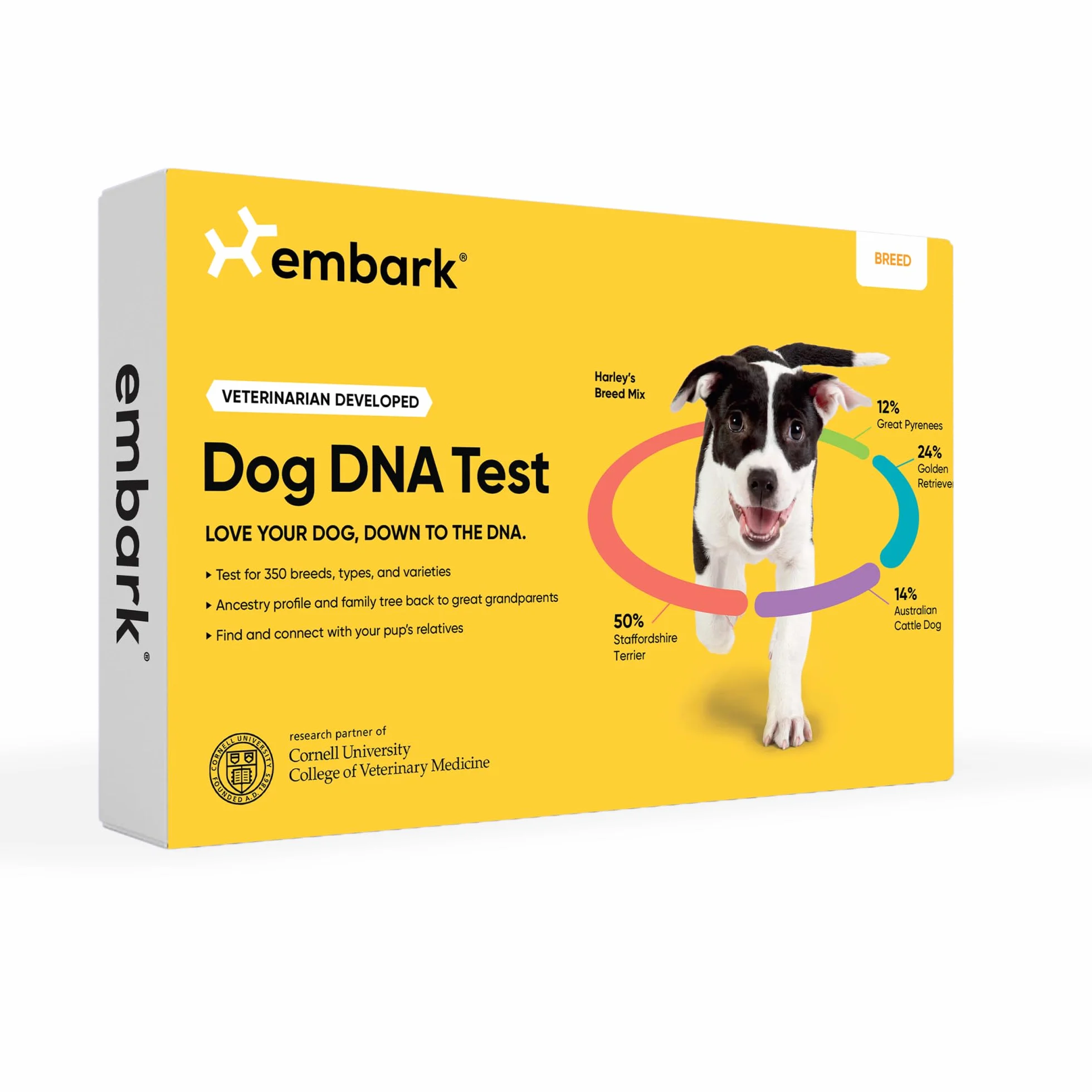 Embark Test DNA dla psów, zestaw do identyfikacji ras
