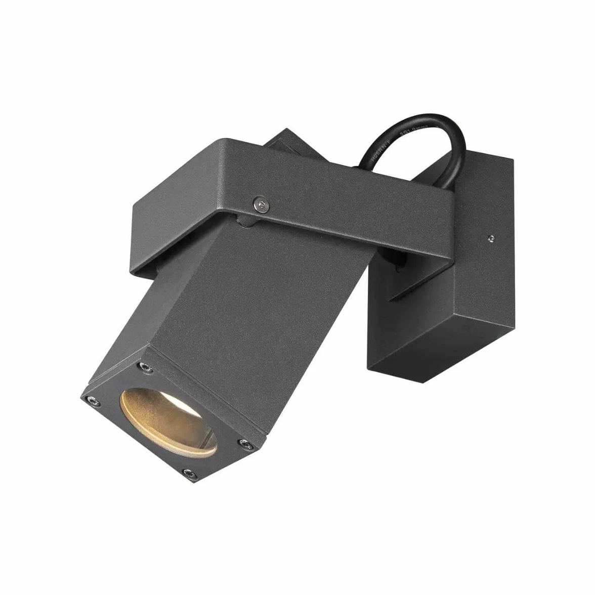 SLV THEO BRACKET Natynkowa Lampa Ścienna i Sufitowa LED GU10 IP65 7W Antracytowa