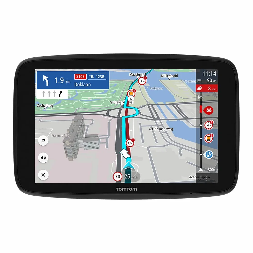 TomTom GO Expert GPS nawigacja 6 cali HD dla ciężarówek z mapami Świata, TomTom Traffic, WiFi