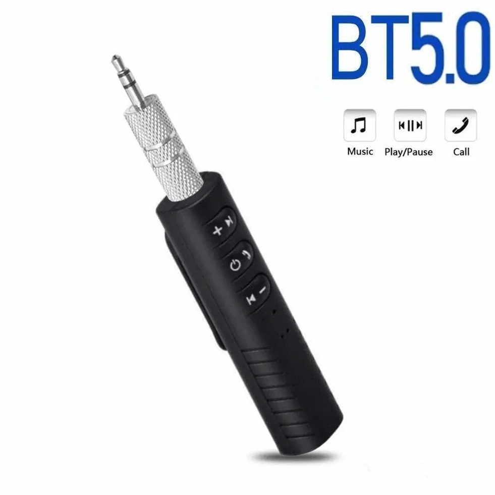 Adapter odbiornika Bluetooth 5.0 3,5 mm do samochodu Aux Audio Słuchawki Zestaw głośnomówiący A2dp
