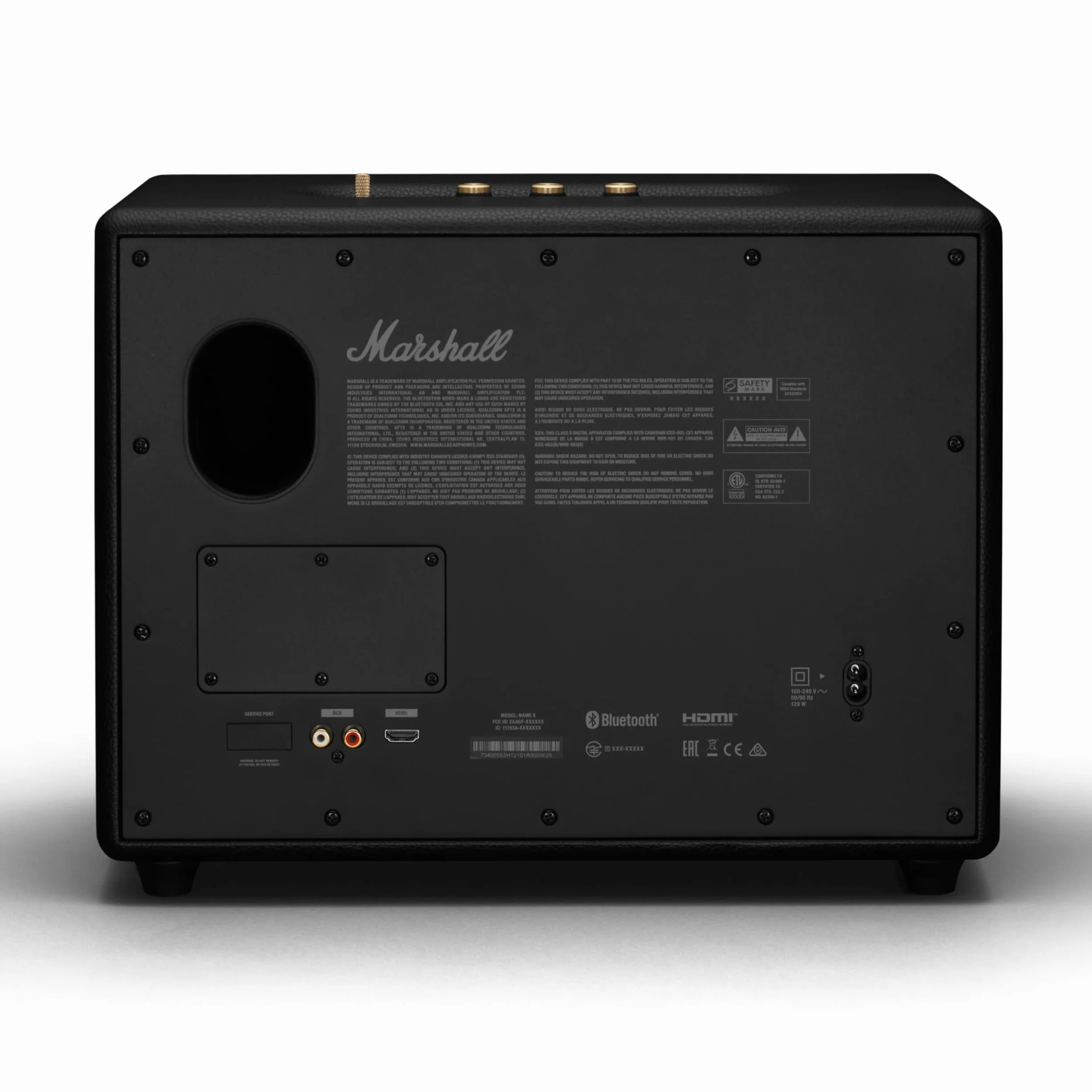 Marshall Woburn III Głośnik Bluetooth Czarny 46 x 38 x 26 cm