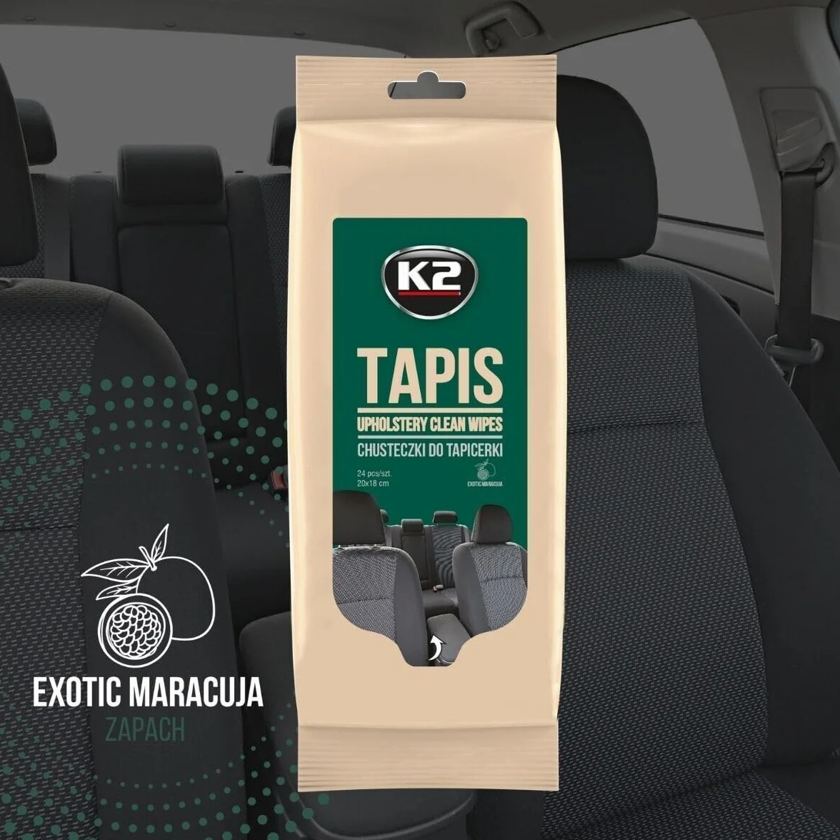 TAPIS WIPES Chusteczki do tapicerki materiałowej, 24 szt.