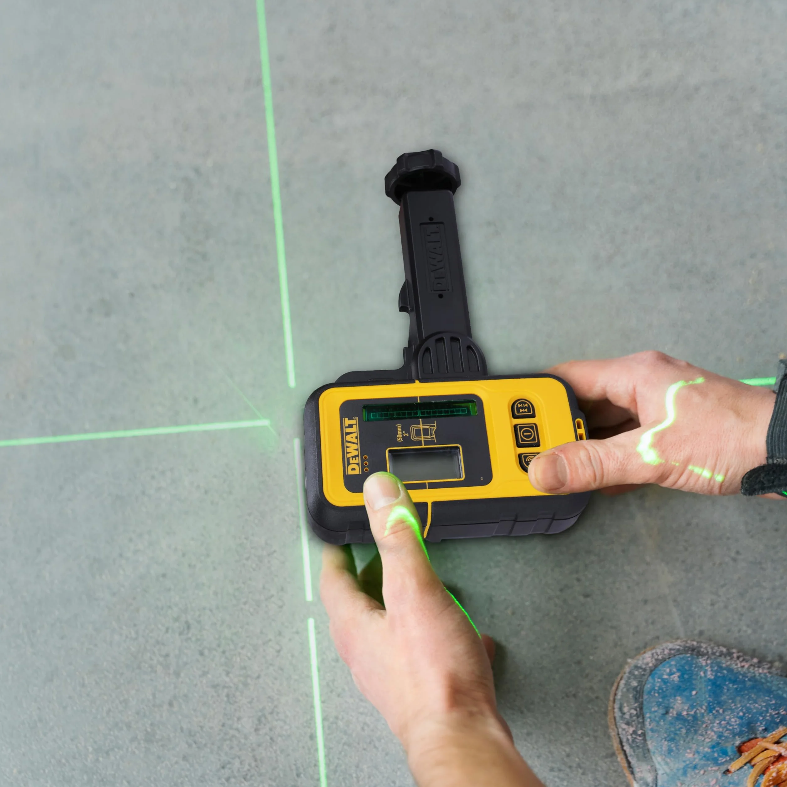 Odbiornik do Lasera z Wiązką Zieloną DE0892G DeWalt
