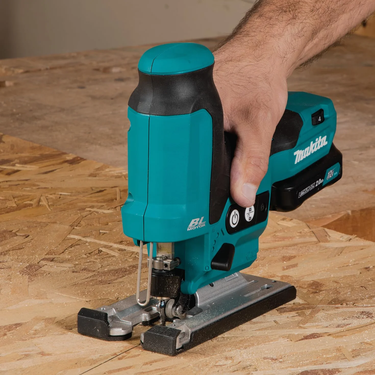 Makita JV102DZ Wyrzynarka, 18 W, Niebieski, 12 V
