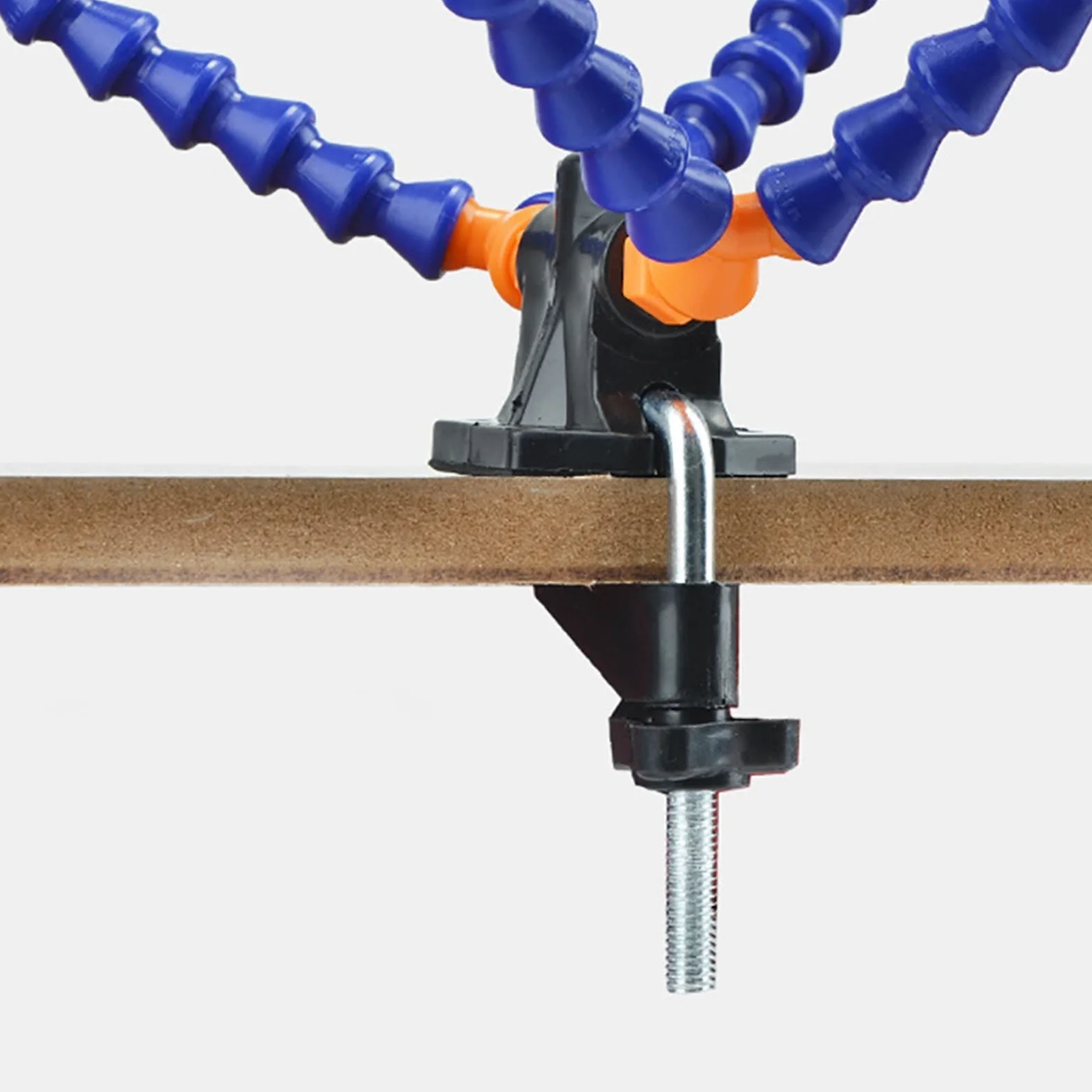 Uchwyt tokarski, Bench Vise Clamp Station Lutownica z 5 pc elastycznych ramion Lutowniczych uchwyt do spawania PCB Naprawa trzeciej ręki