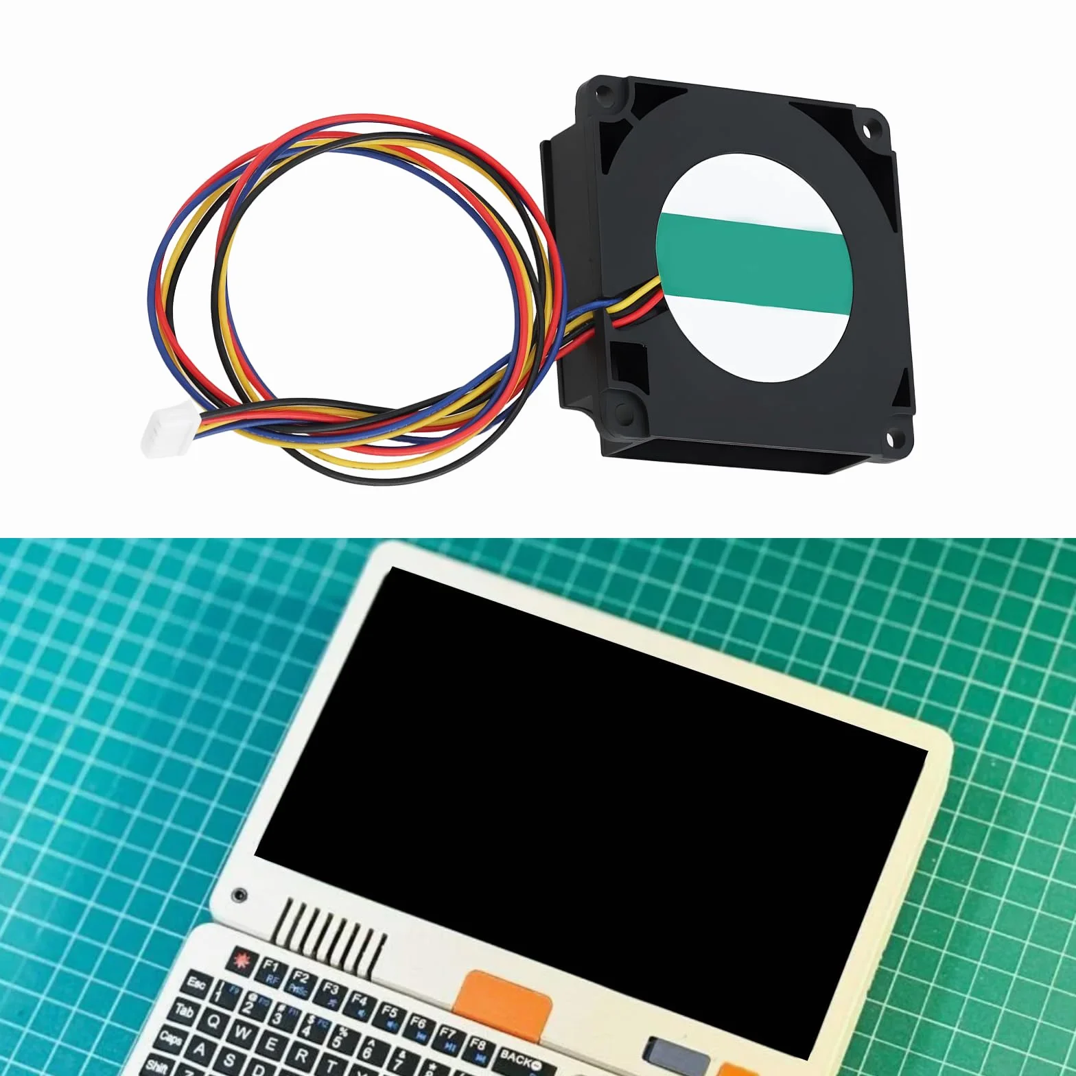 EMSea MX1.25-4Pin PI05 Mini wentylator chłodzący PC FD4010RL-5001 5V 0,2 A dla PI05 40 x 10 mm