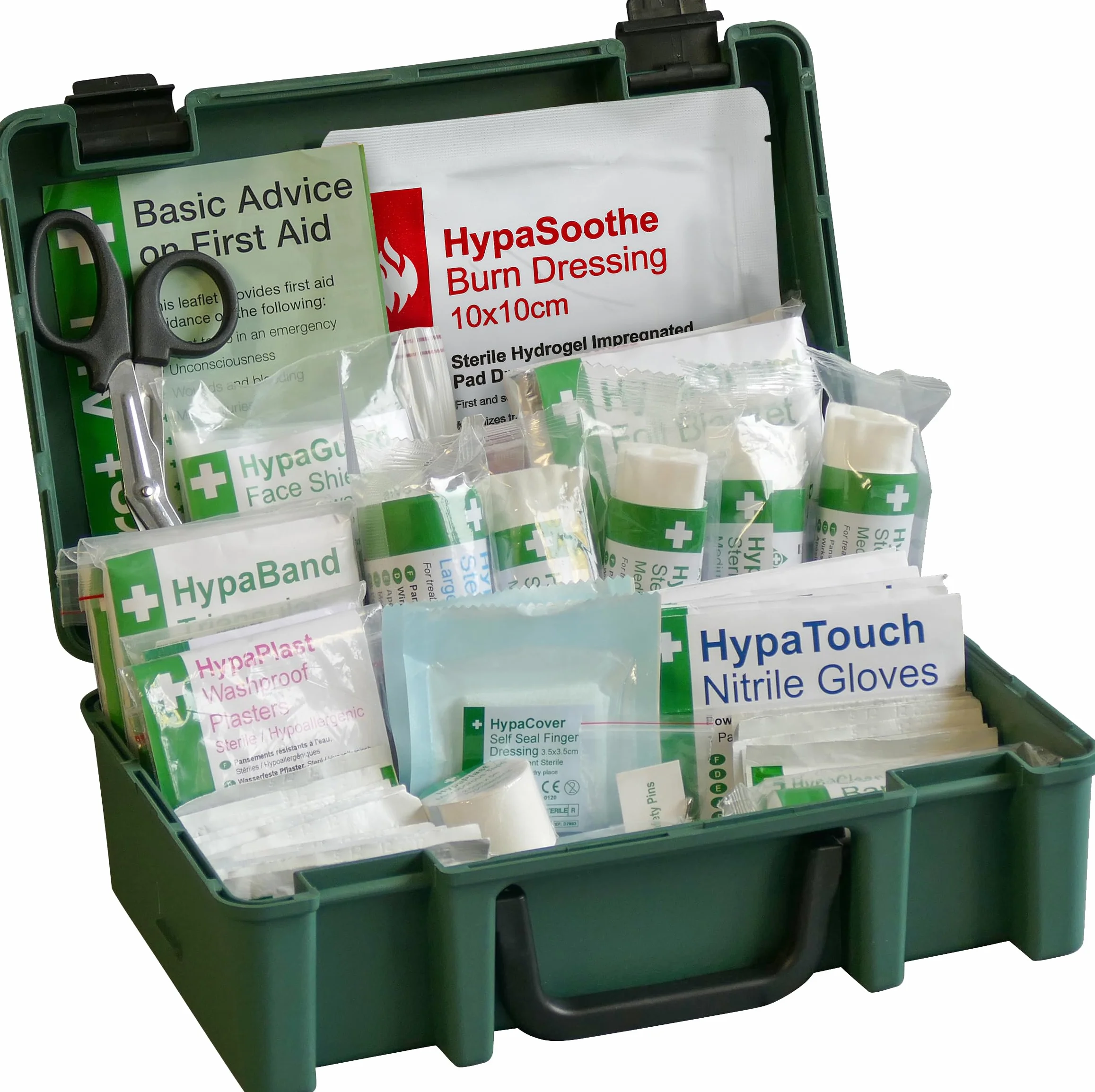 Safety First Aid Group Mały zestaw pierwszej pomocy o brytyjskim standardzie (BS-8599-1:2019).