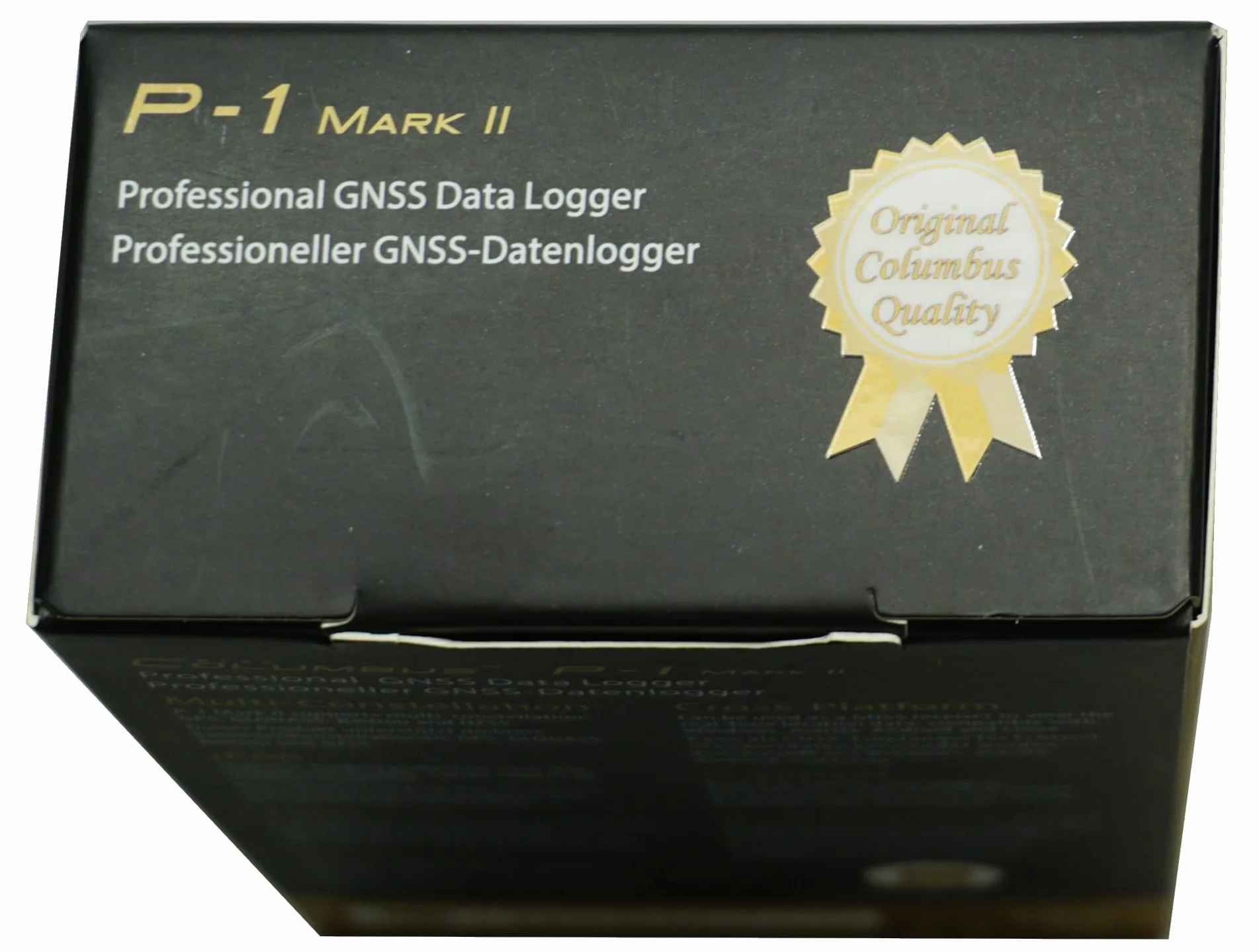 Columbus P-1 Mark II GNSS GPS rejestrator danych z oprogramowaniem PC Windows macOS