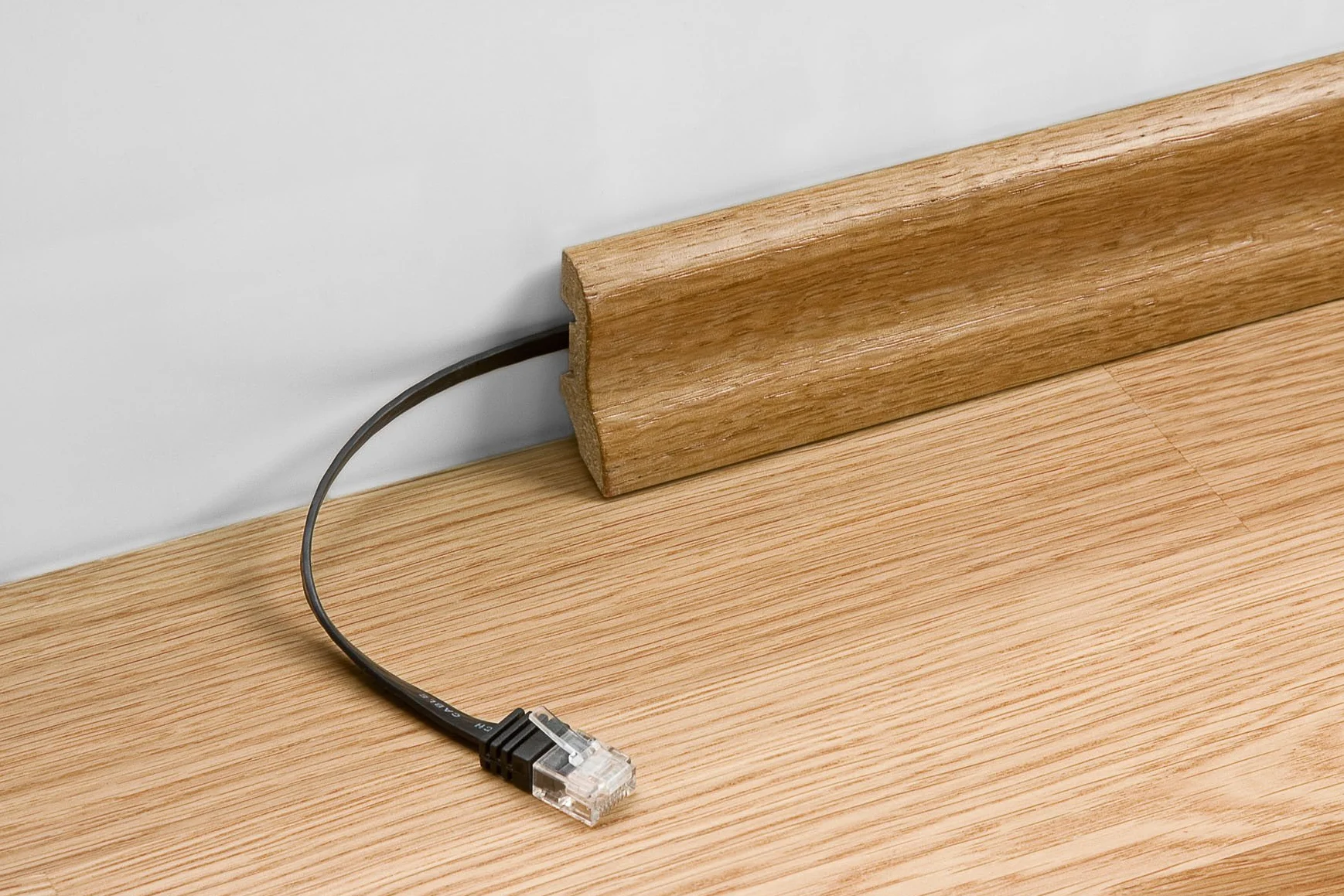 Cat.6 płaski kabel sieciowy Gigabit LAN RJ45 0,25 m jasnobrązowy 1 sztuka