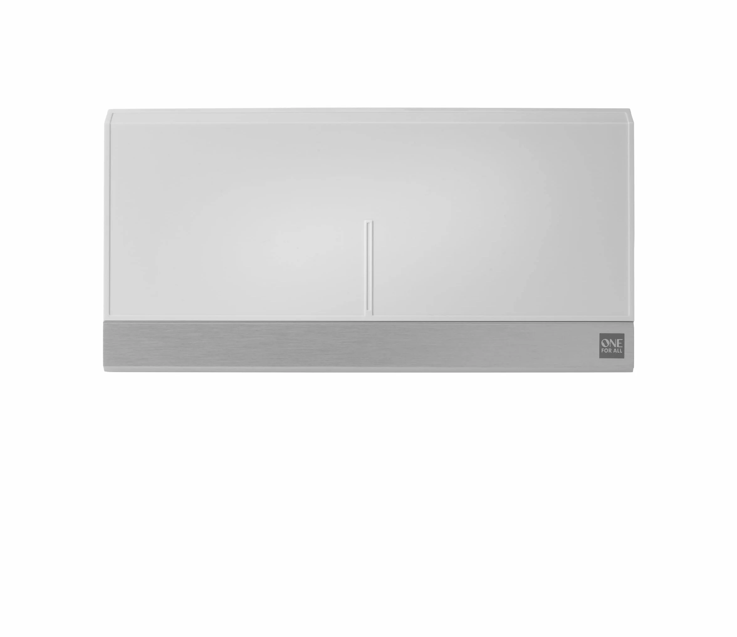 Antena cyfrowa wewnętrzna One For All SV9386 ze wzmacniaczem (0-25 km), aluminiowa, biała