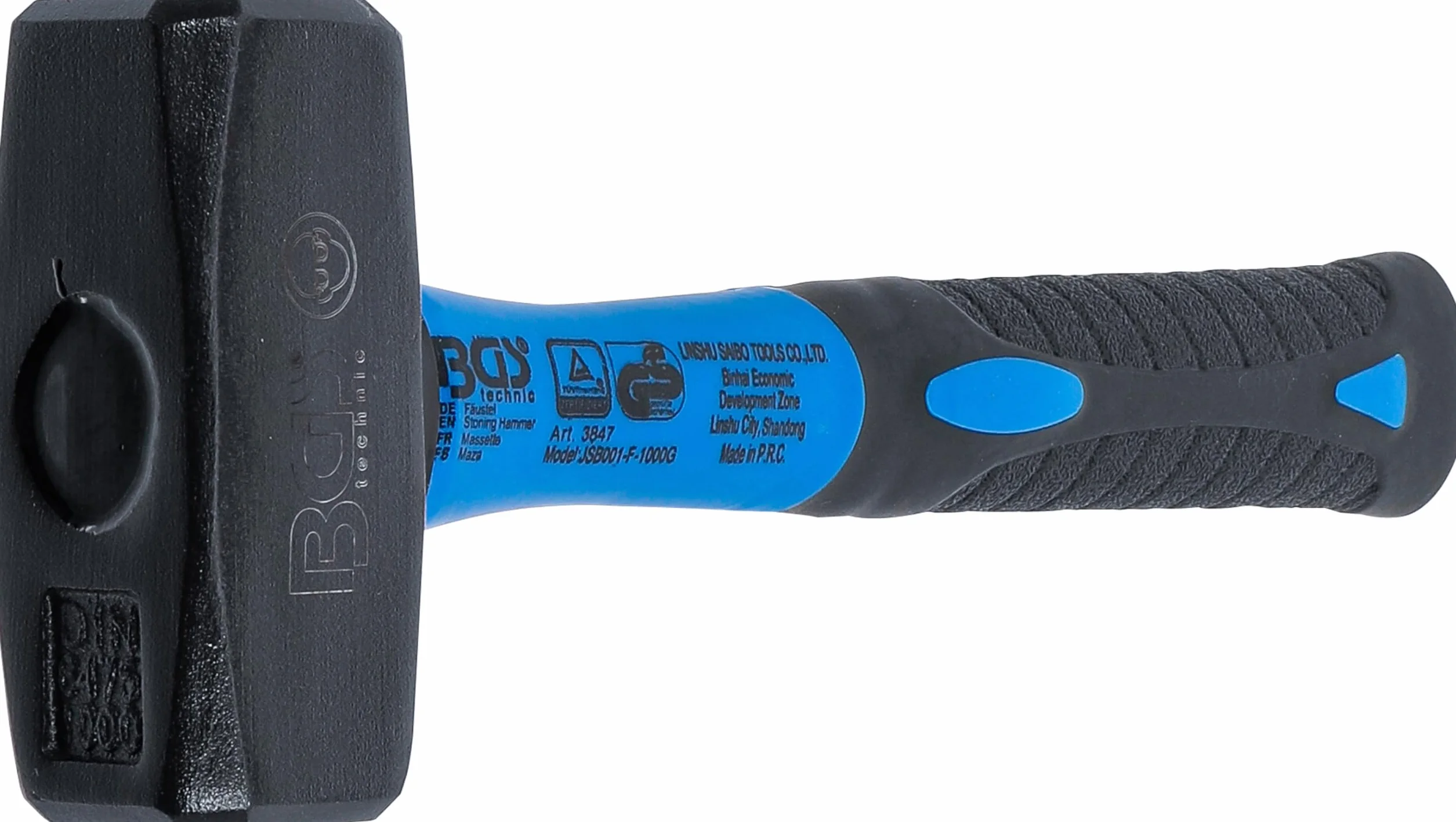 BGS 3847 | Młotek dwuobuchowy | trzonek z włókna szklanego | DIN 6475 | 1000 g